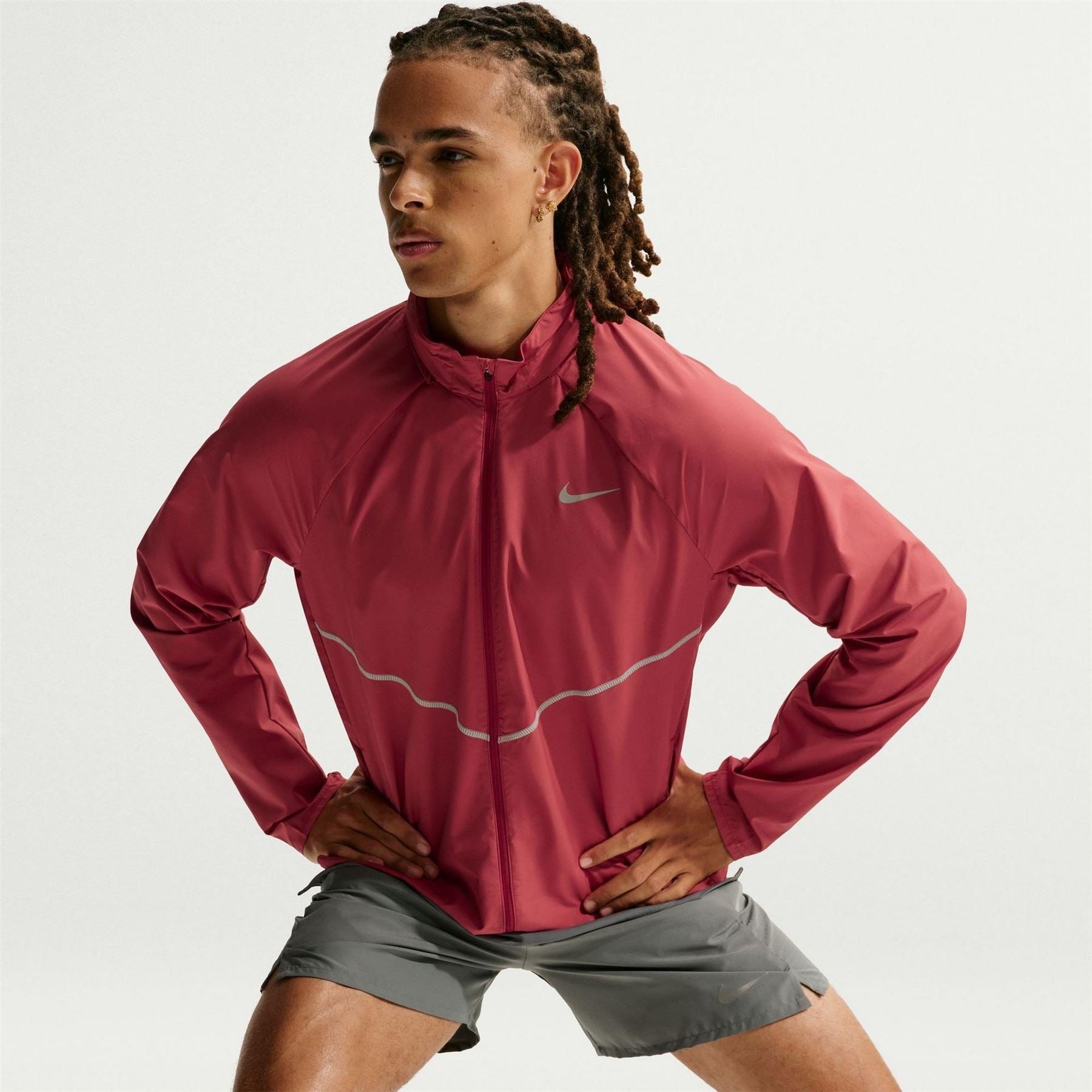 Nike Mens Miler Repel Running Jacket