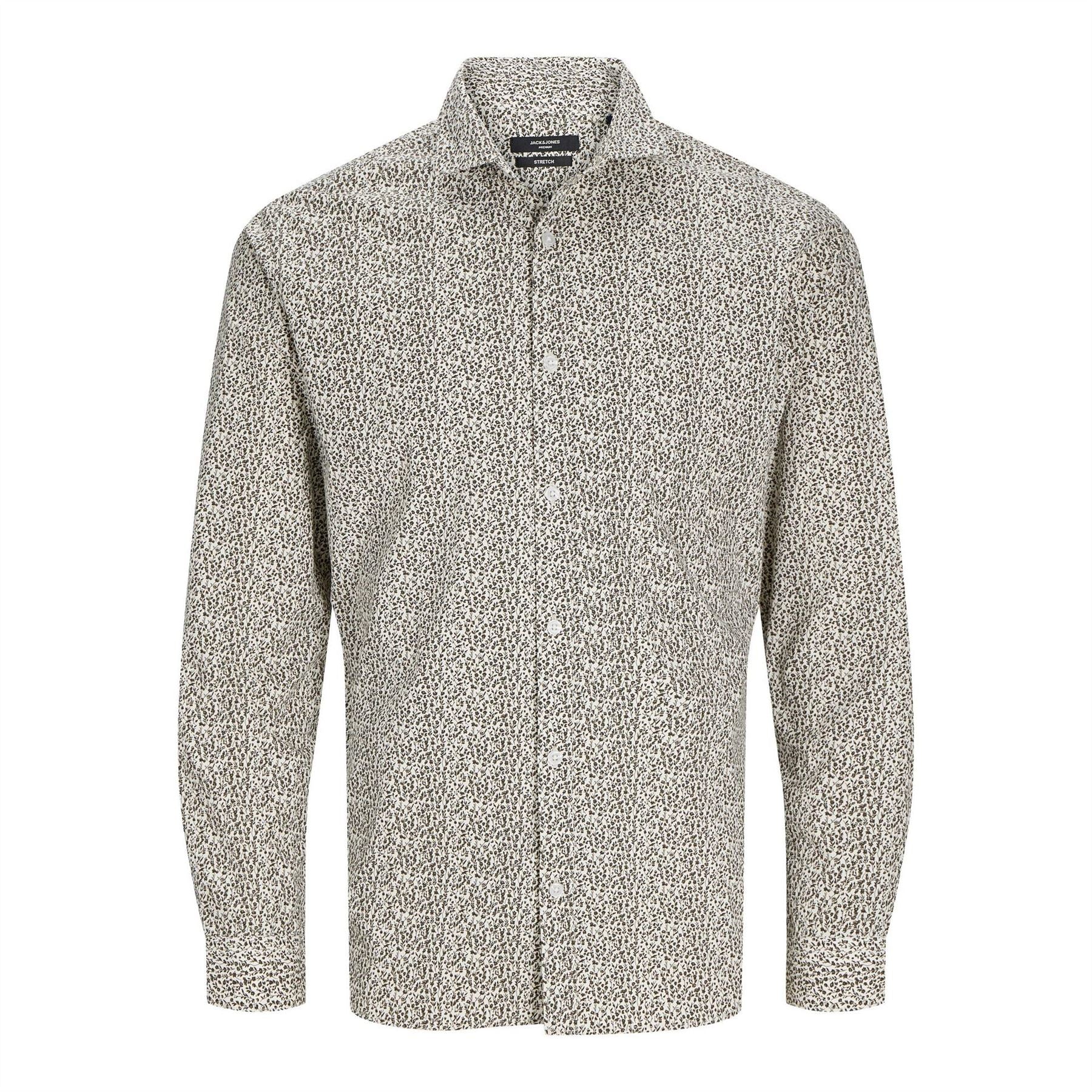 Jack and Jones All Over Print Slim Fit Dress Shirt