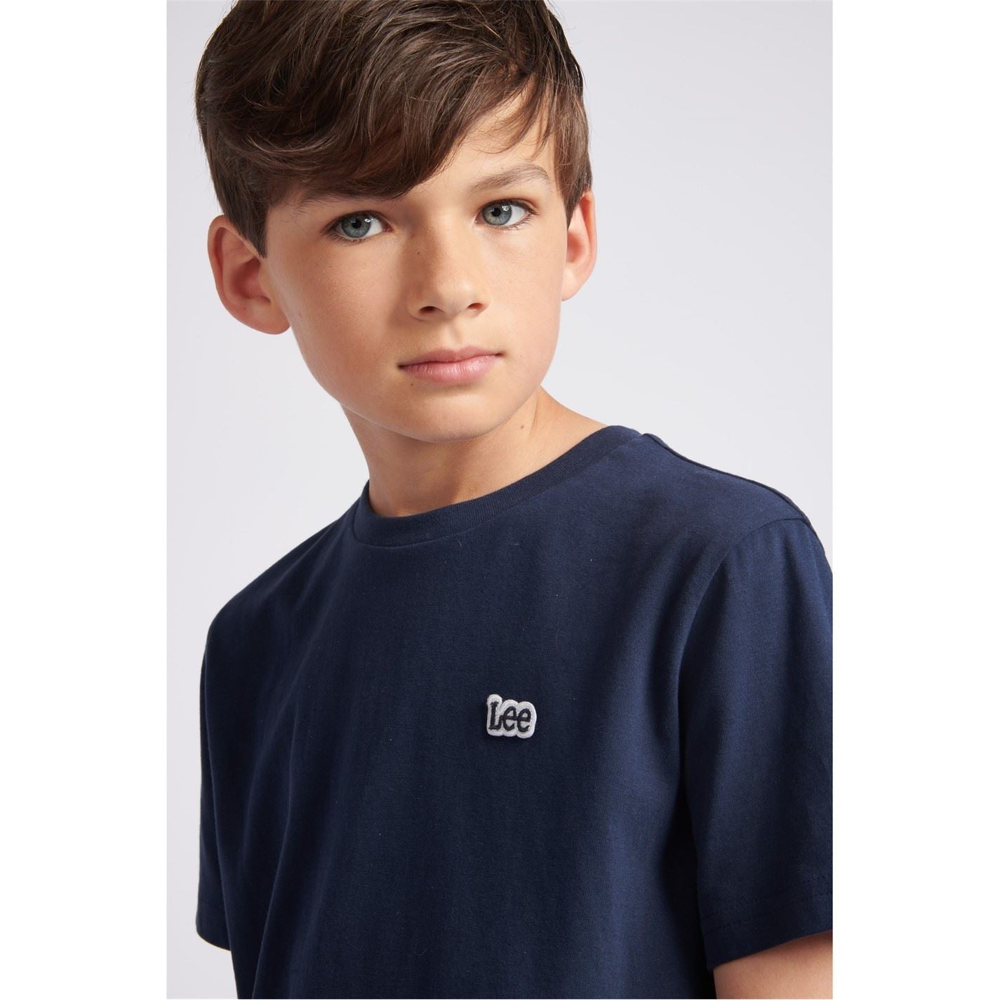 Lee Crew Neck Lettering Regular Fit T-Shirt