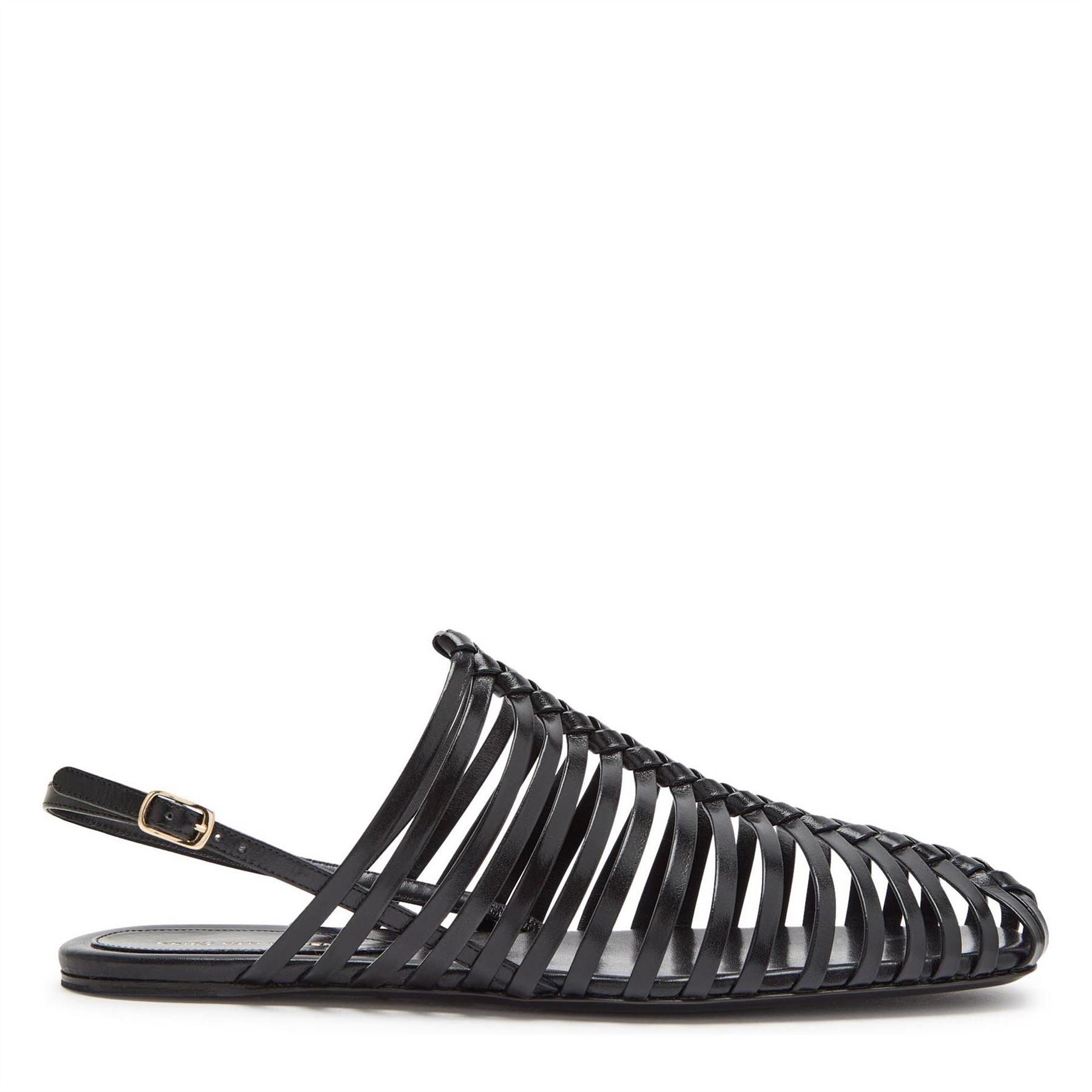 Dries Van Noten Square Toe Open Ballerina