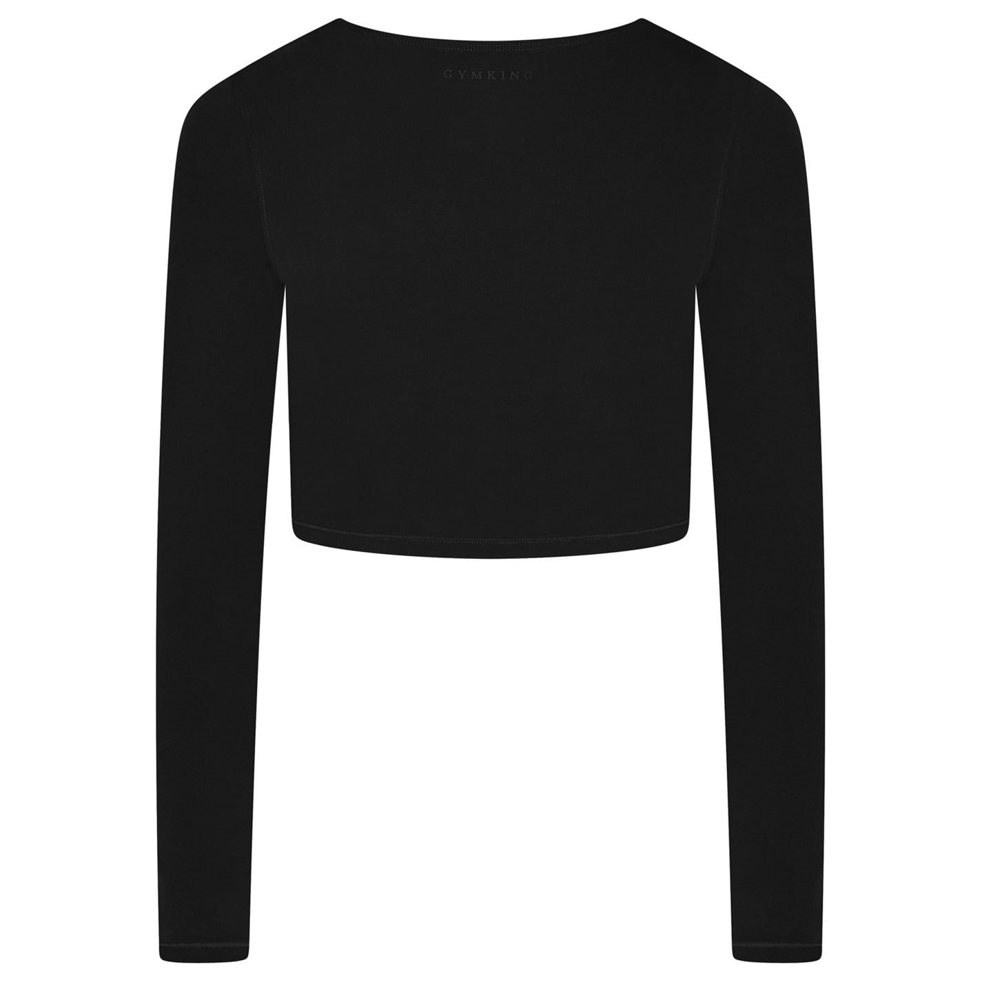 Gym King Luxe Cropped Scoop Neck Slim Fit T-Shirt