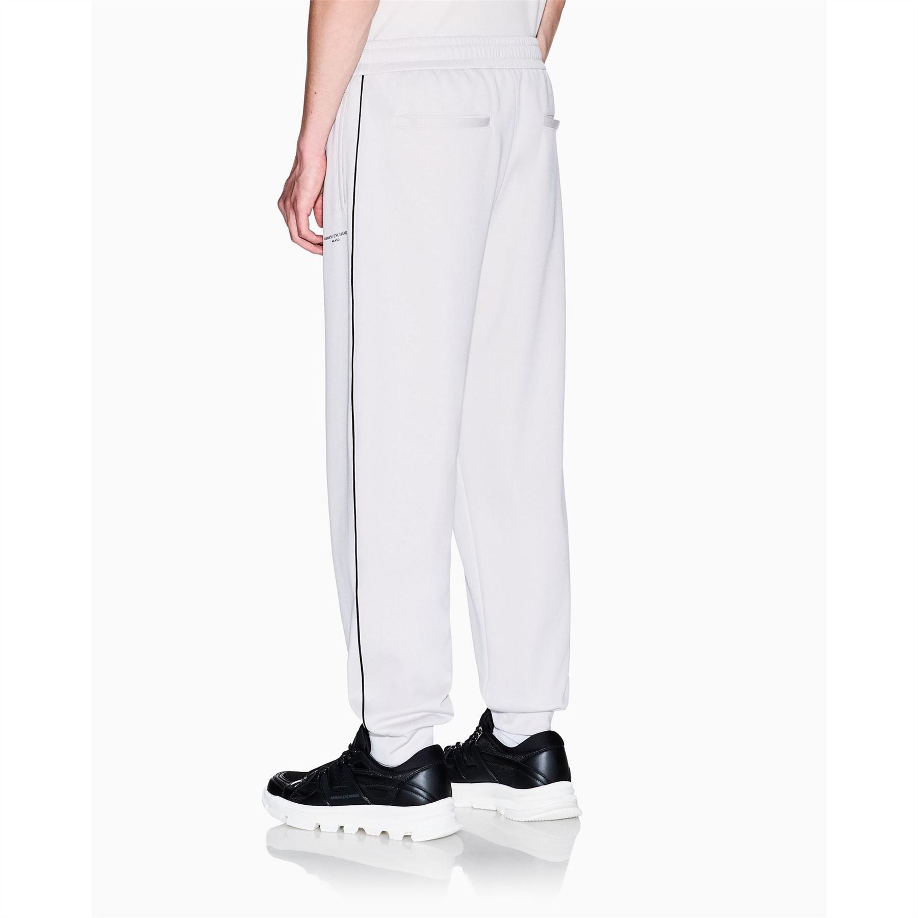 Armani Exchange Exchange Solid Patterned Straight Joggers