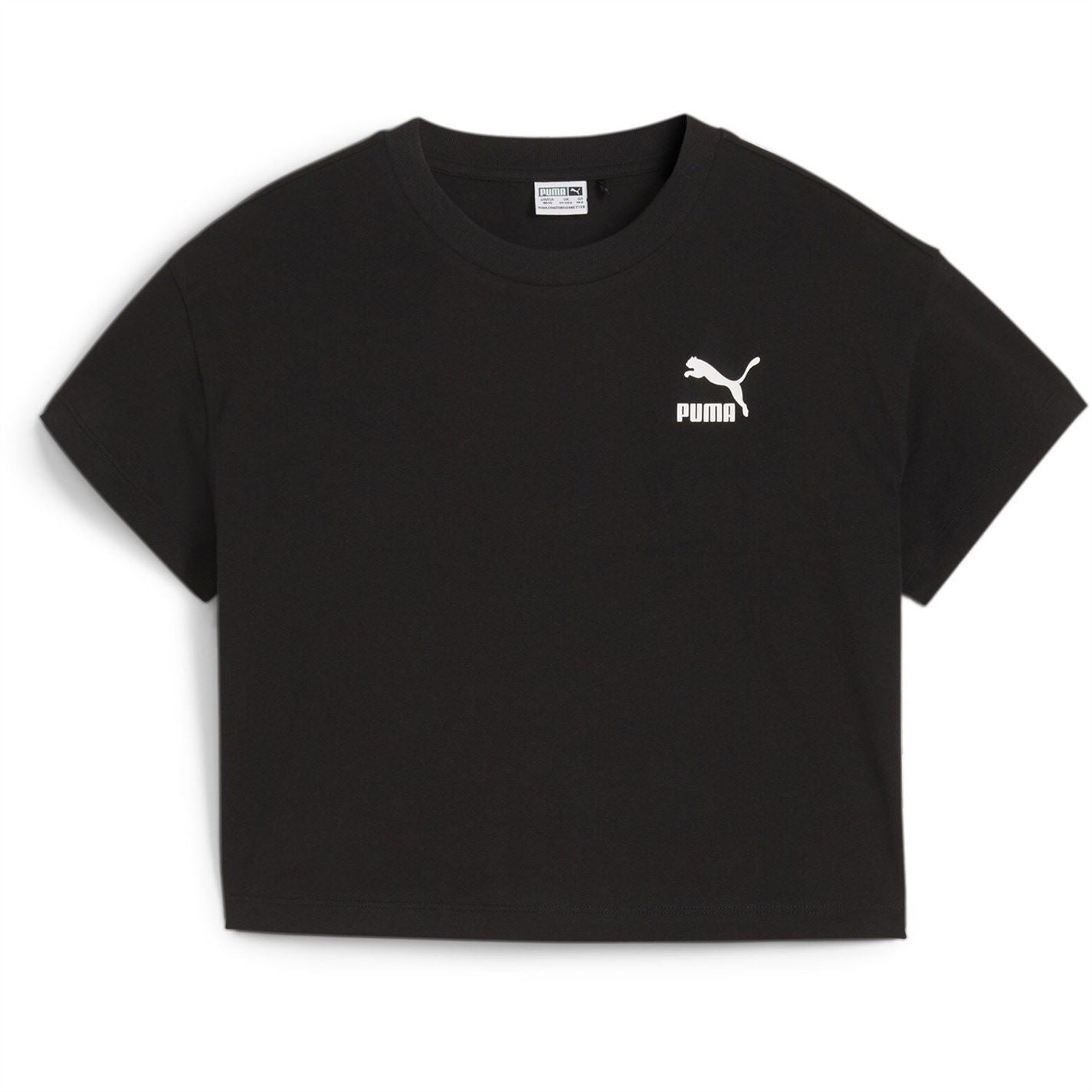 Puma Charcoal Active Mesh Crew Neck T-Shirt