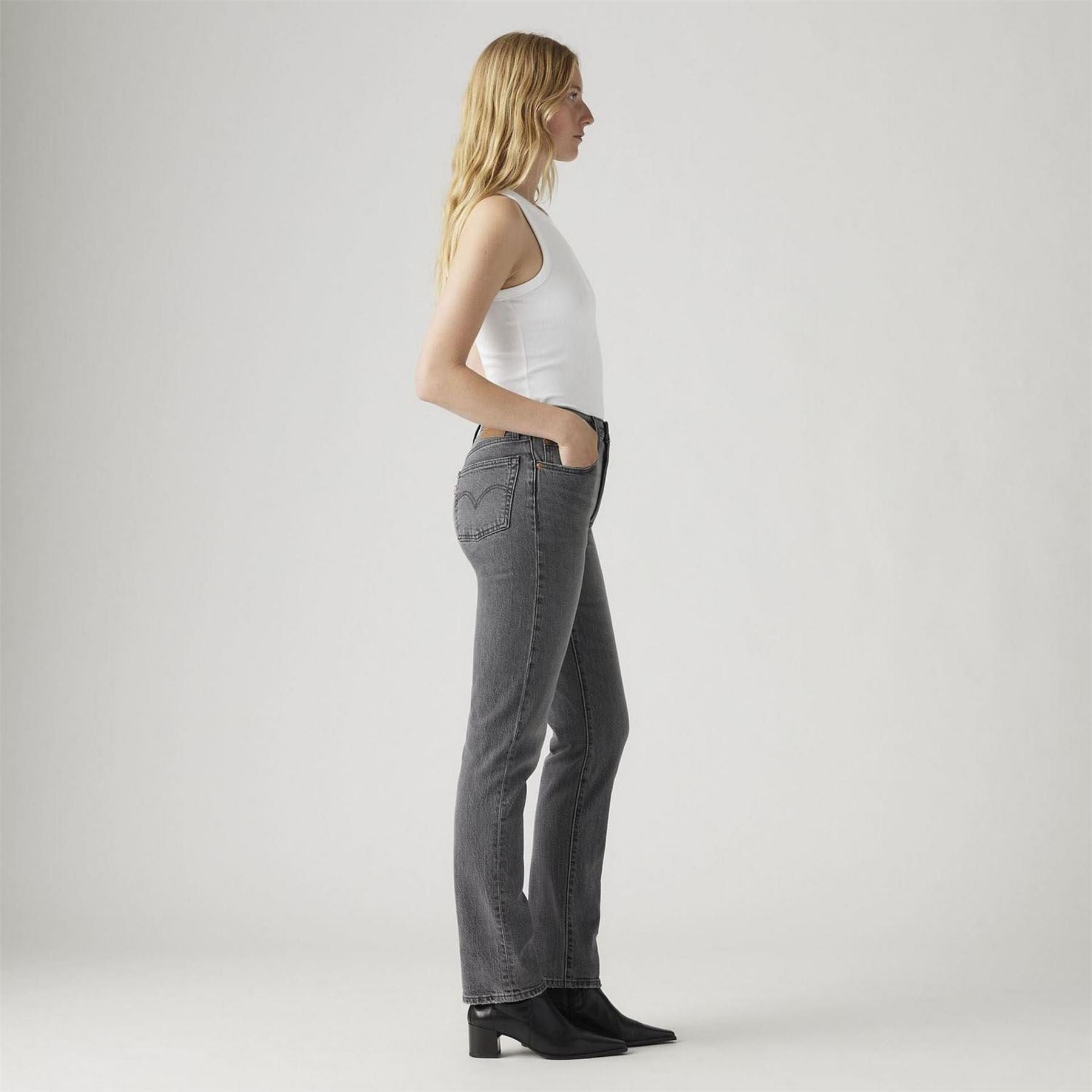 Levis Womens 501 Jeans For Women Swan Islan Straight Leg