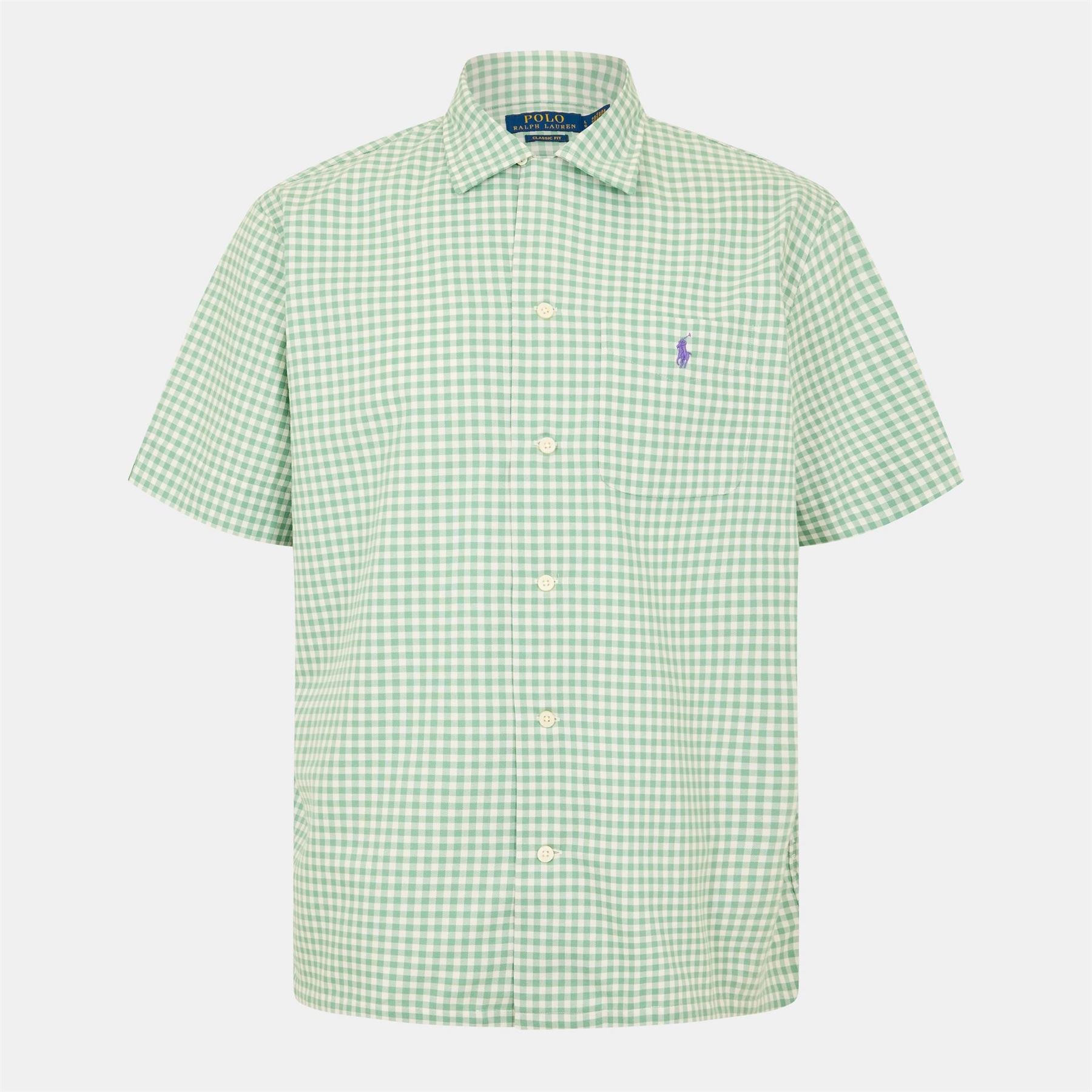 Polo Ralph Lauren Gingham Short Sleeve Patterned Shirt