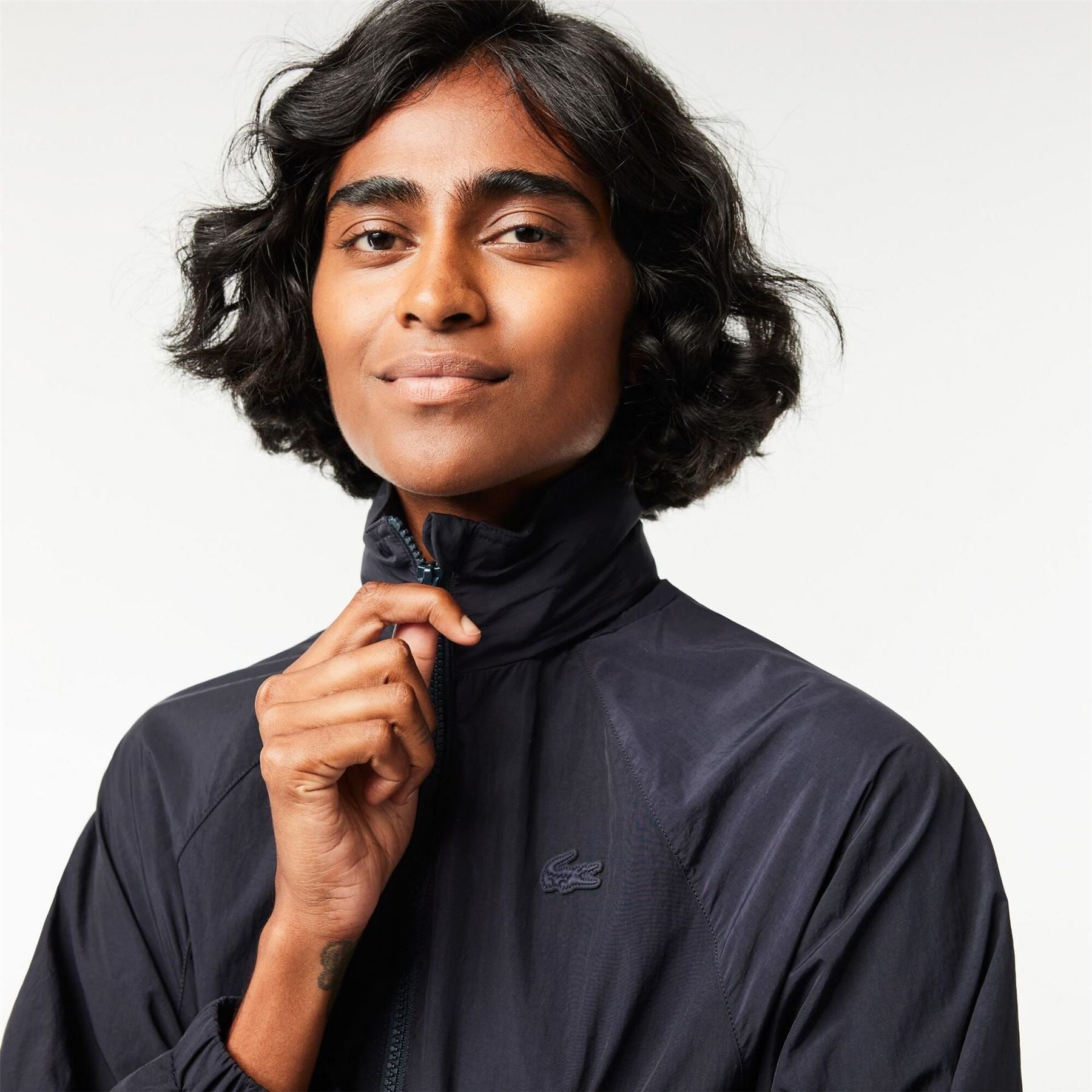 Lacoste Bf0754 High Neck Rain Jacket