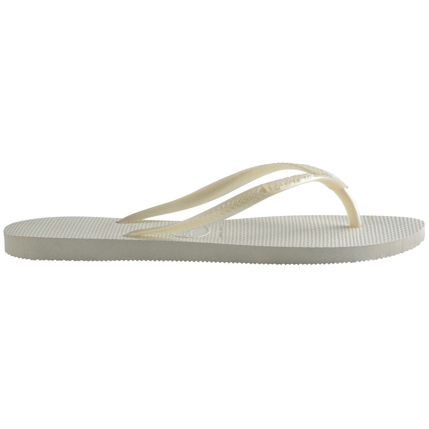 Havaianas Slim Textured Flat Heel Flip Flops