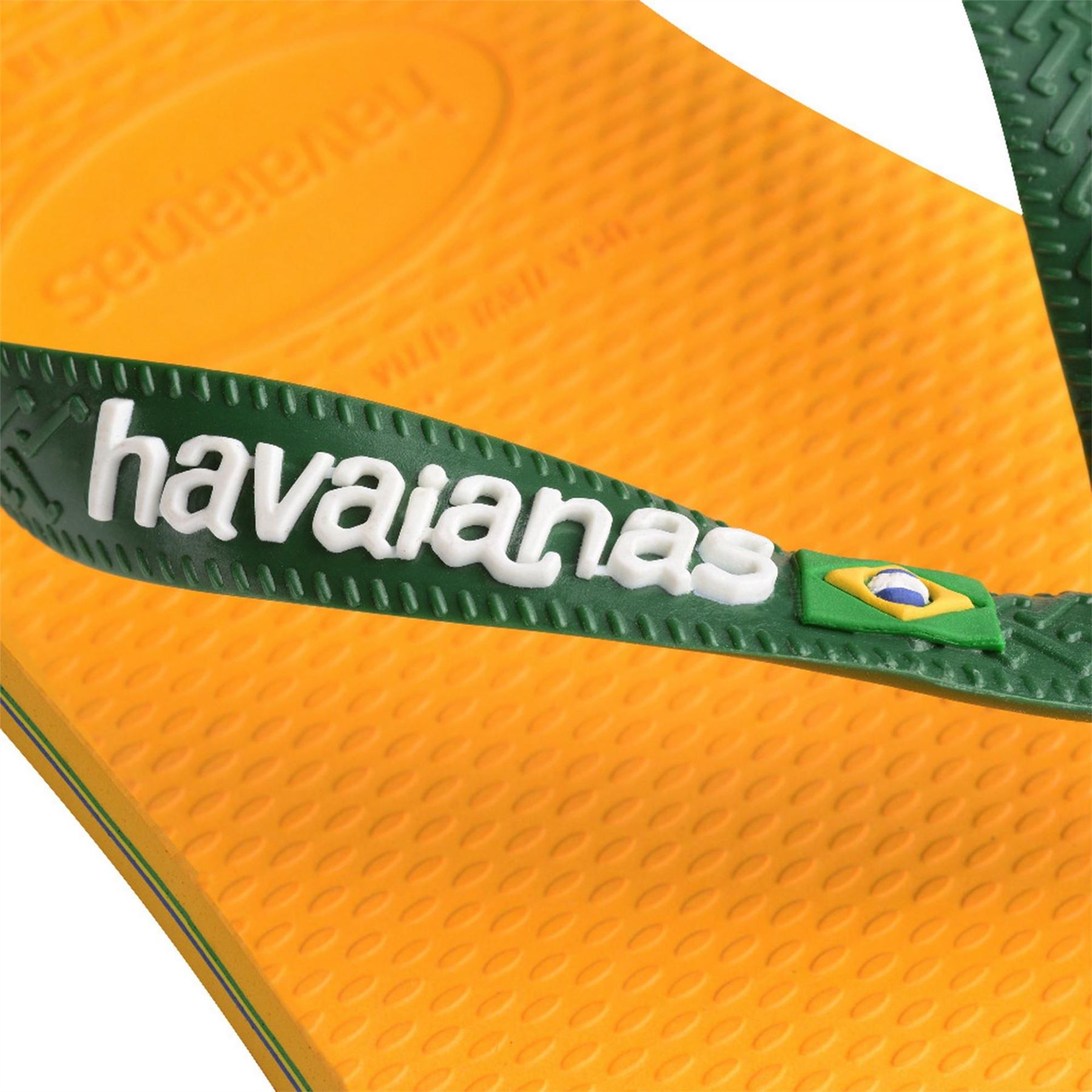 Havaianas Brasil Logo Flip Flops