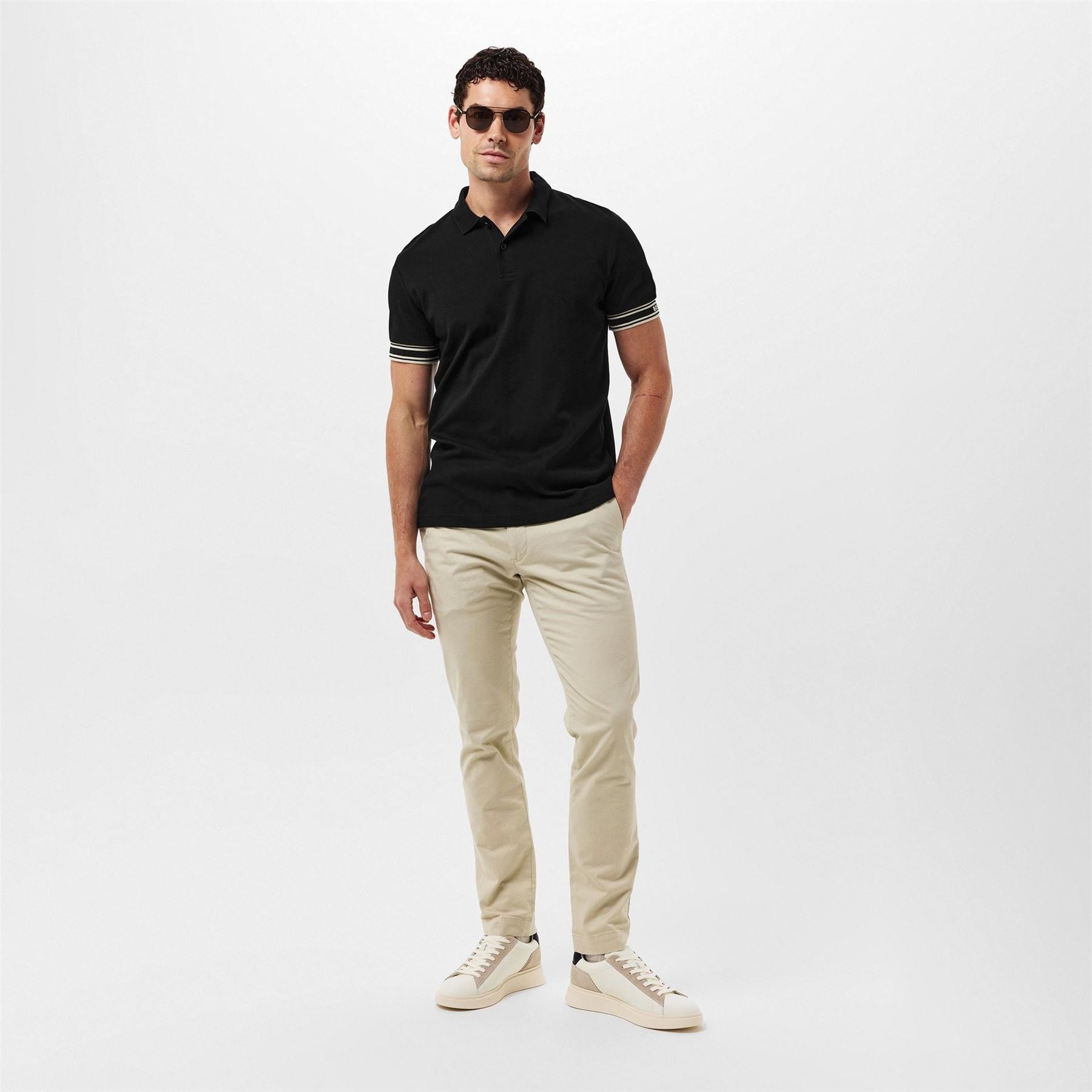 Boss Hbg Zone Sleek Button Up Polo Shirt