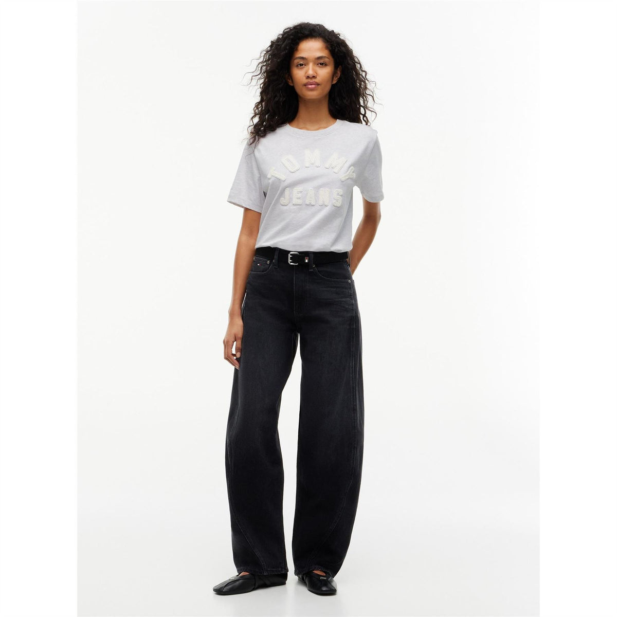 Tommy Jeans Arch Cotton Crew Neck Short Sleeve T-Shirt