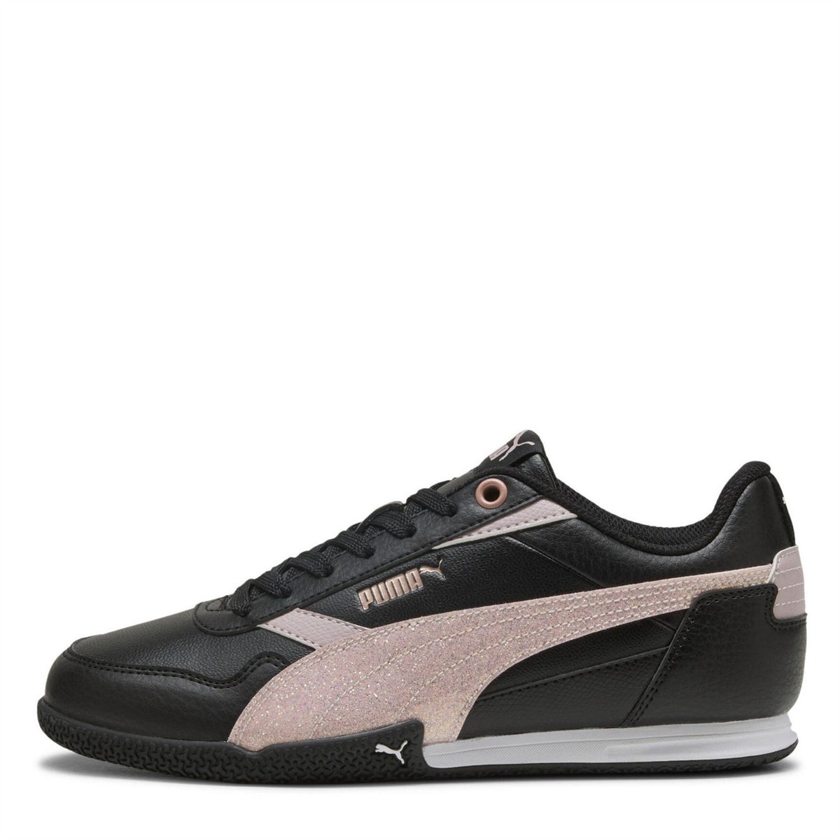 Puma Bella D Glitter Canvas Low Top Sneakers