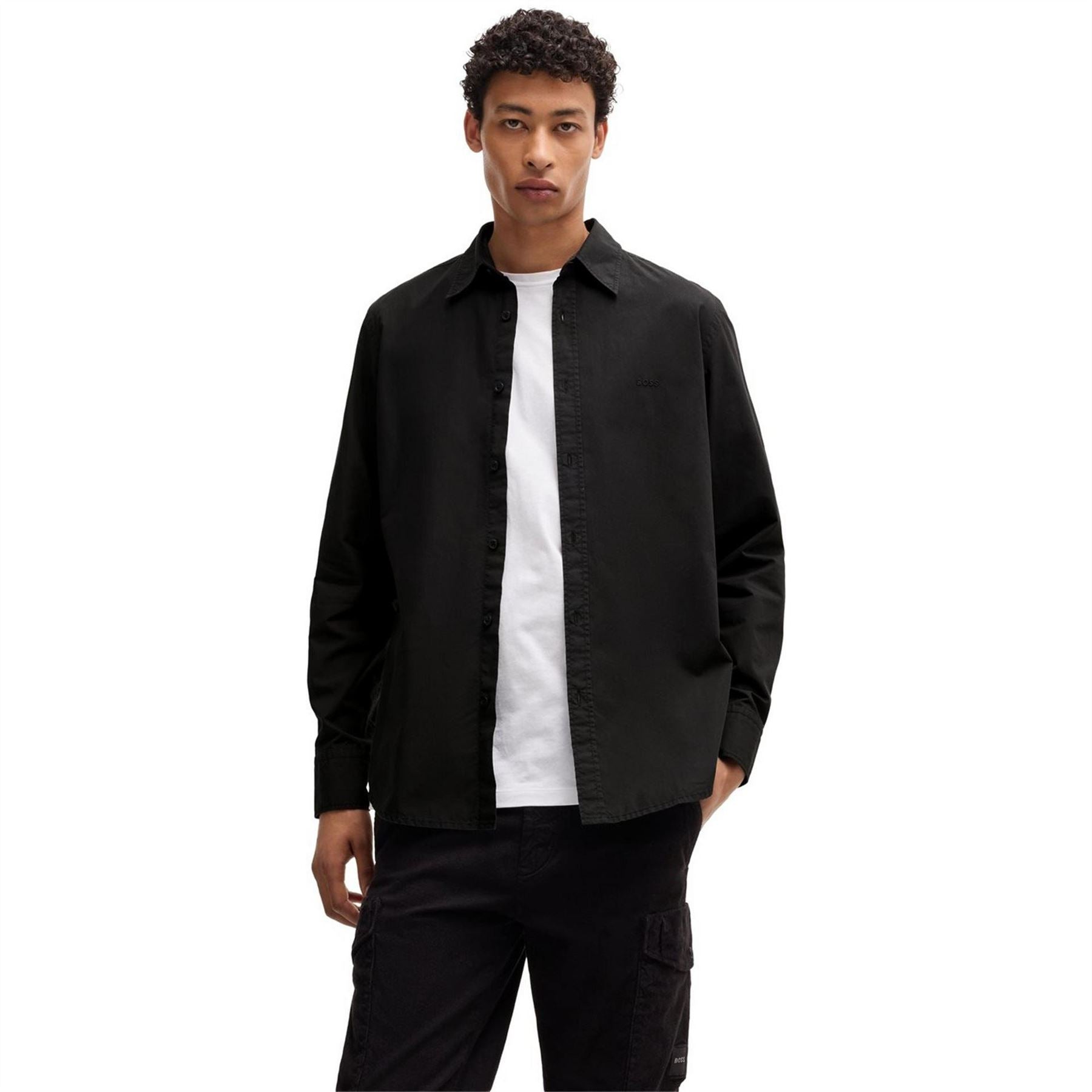 Boss Relegant 6 M Plain Long Sleeve Shirt