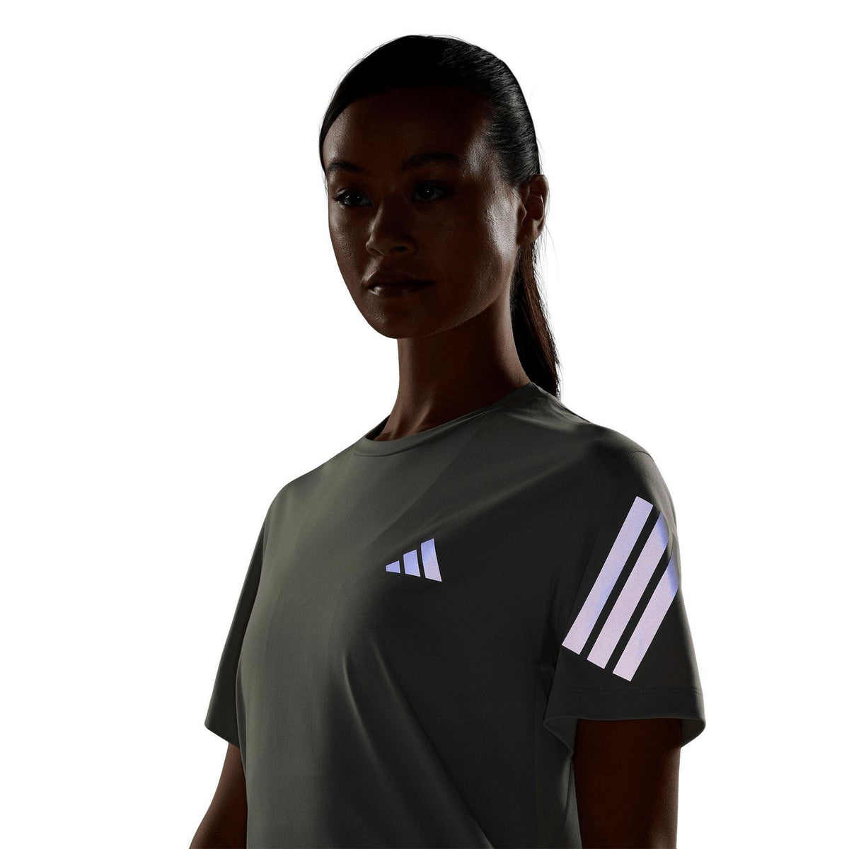 adidas Bold Logo Crew Neck Raglan Sleeve Jersey T-Shirt