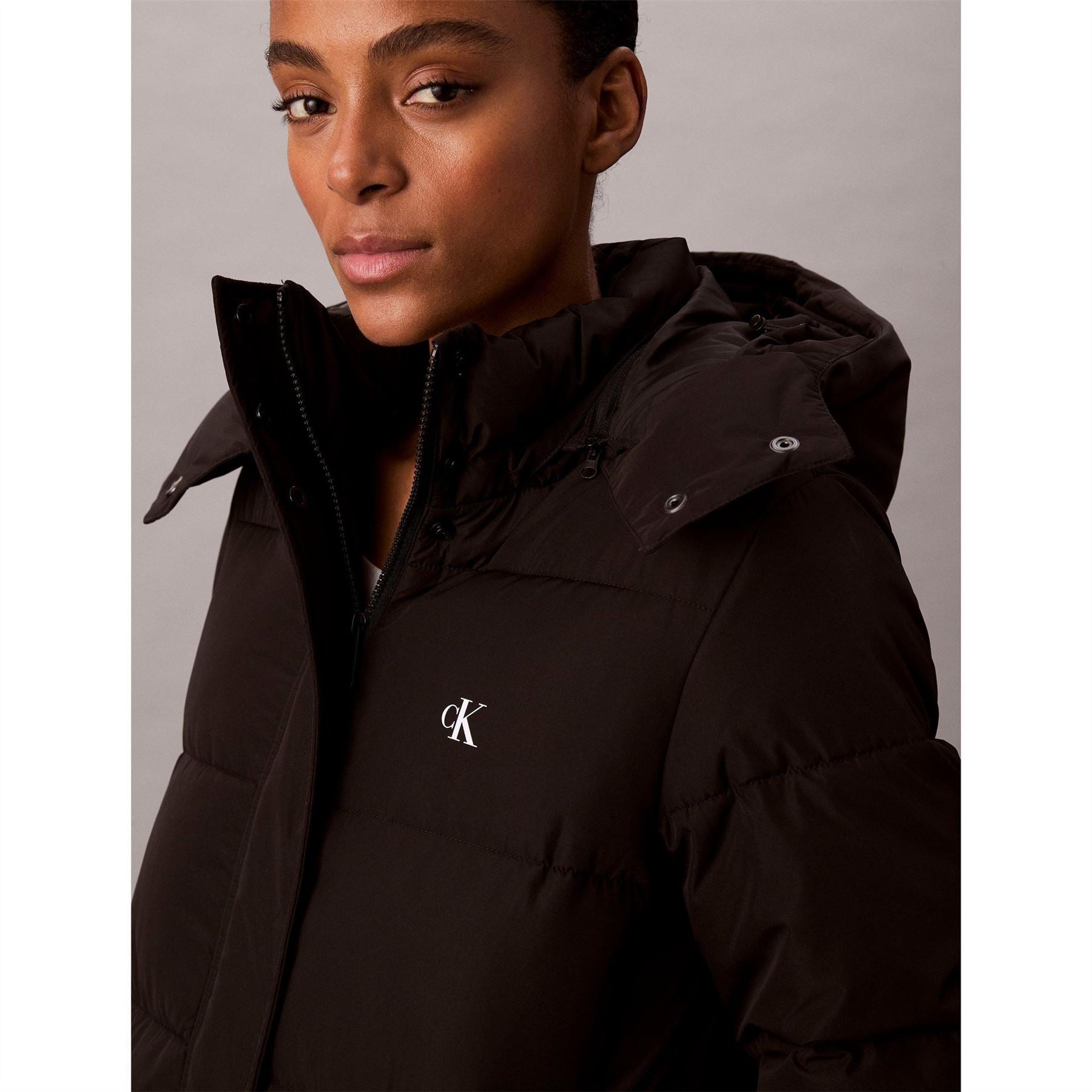 Calvin Klein Jeans Hooded Puffer Coat