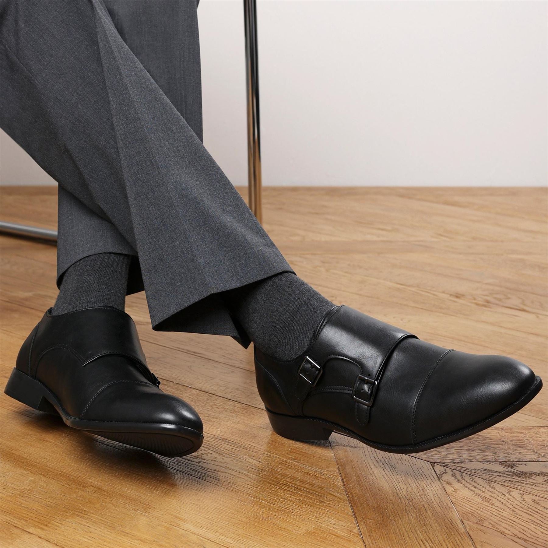 Wheres That From Double Monk Straps Formal Shoes