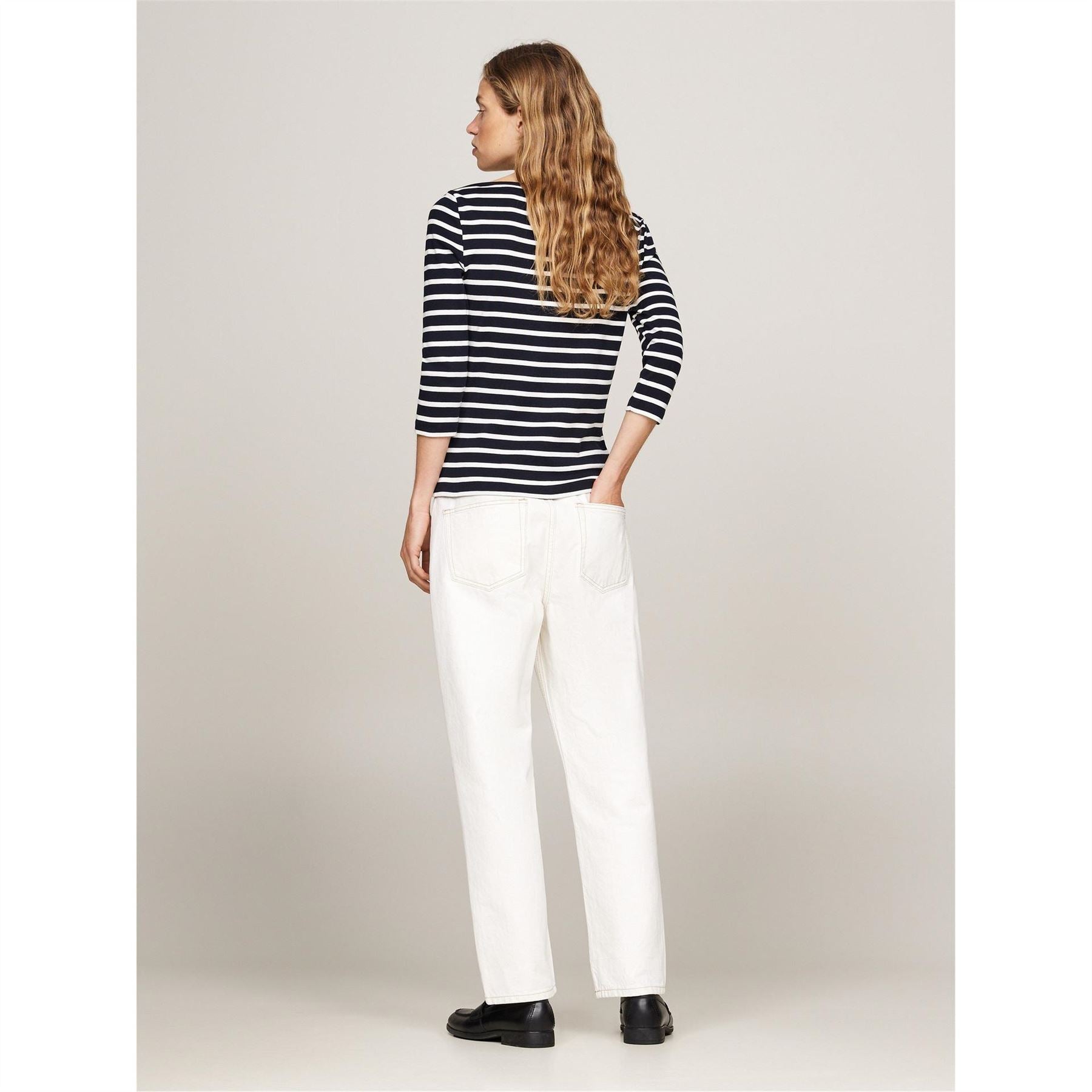 Tommy Hilfiger Cody Slim Fit Boat Neck 3/4 Sleeve T-Shirt