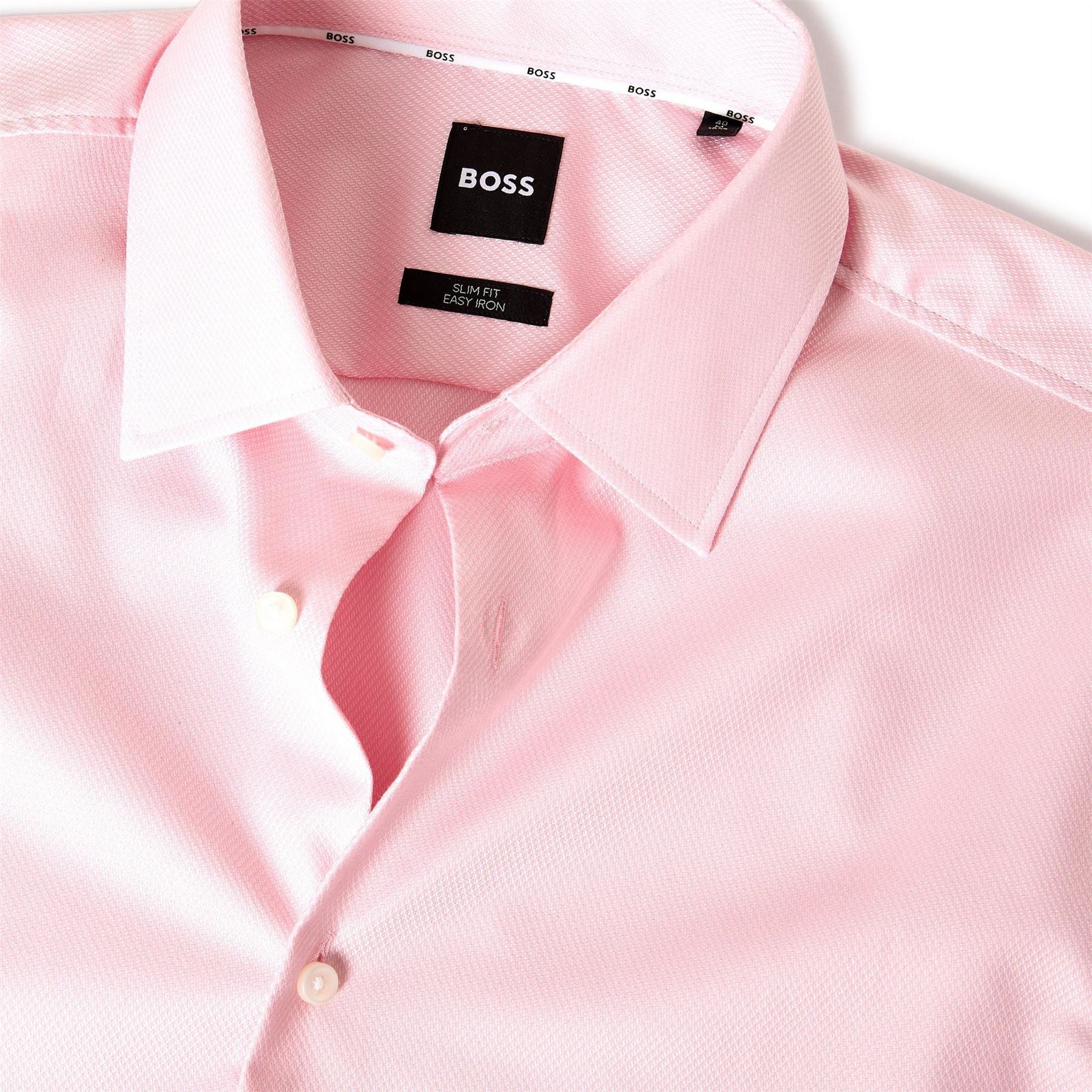 Boss Point Collar Long Sleeve Regular Fit Oxford Shirt