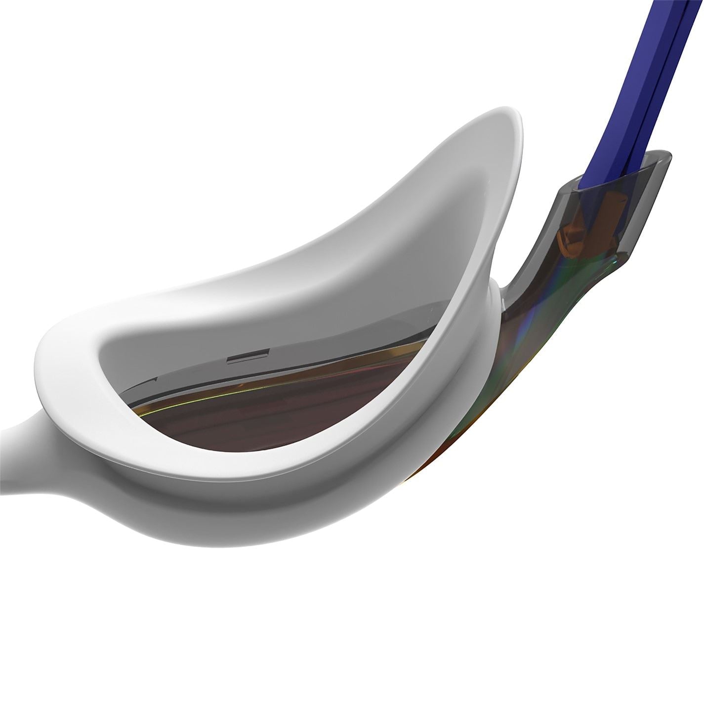 Speedo Mirrored White Training Goggles