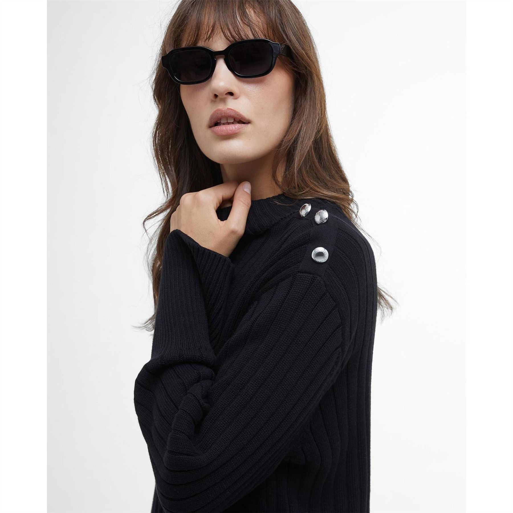Barbour International Cropped Jumper