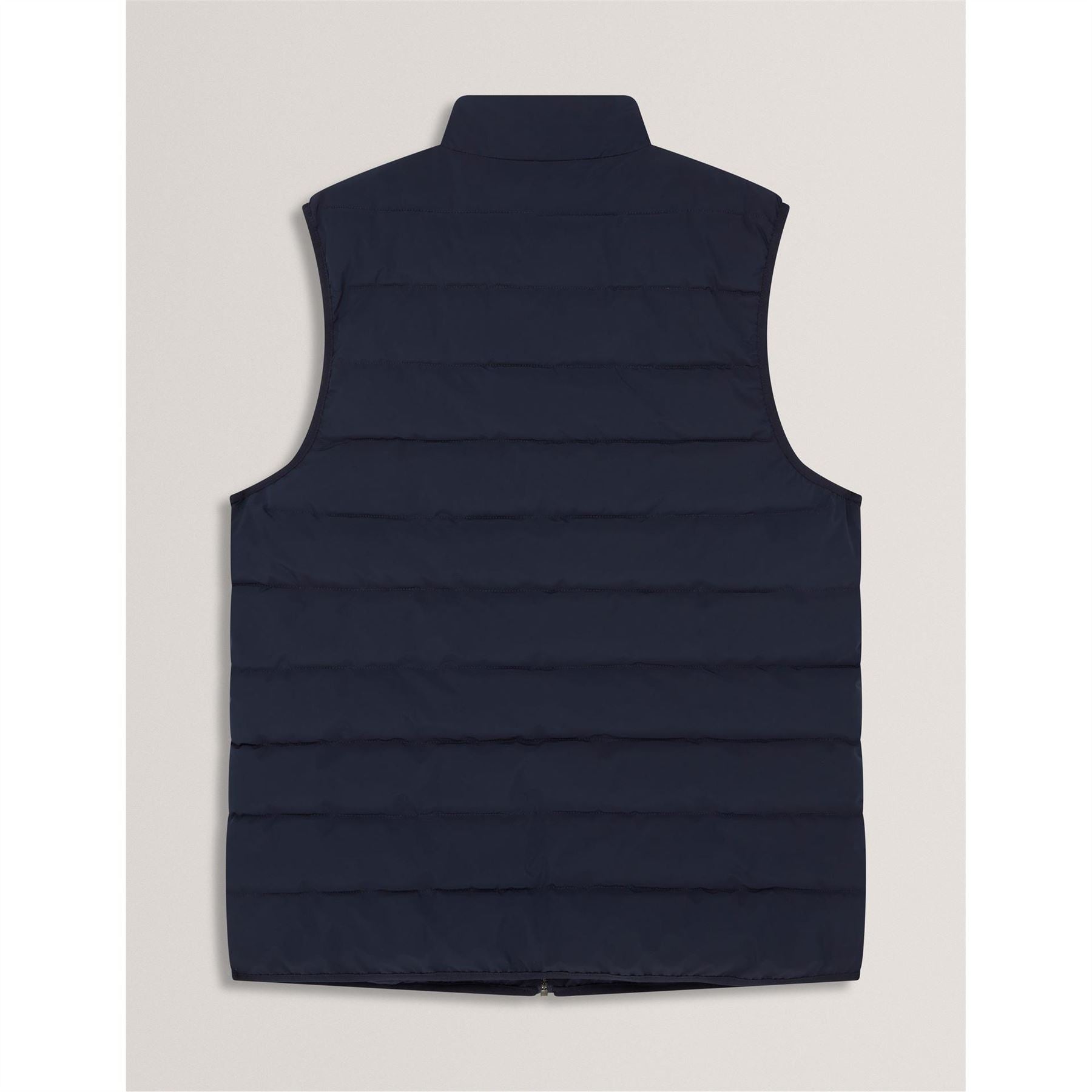 Ted Baker Quilted Horizontal Stripe Puffer Coat