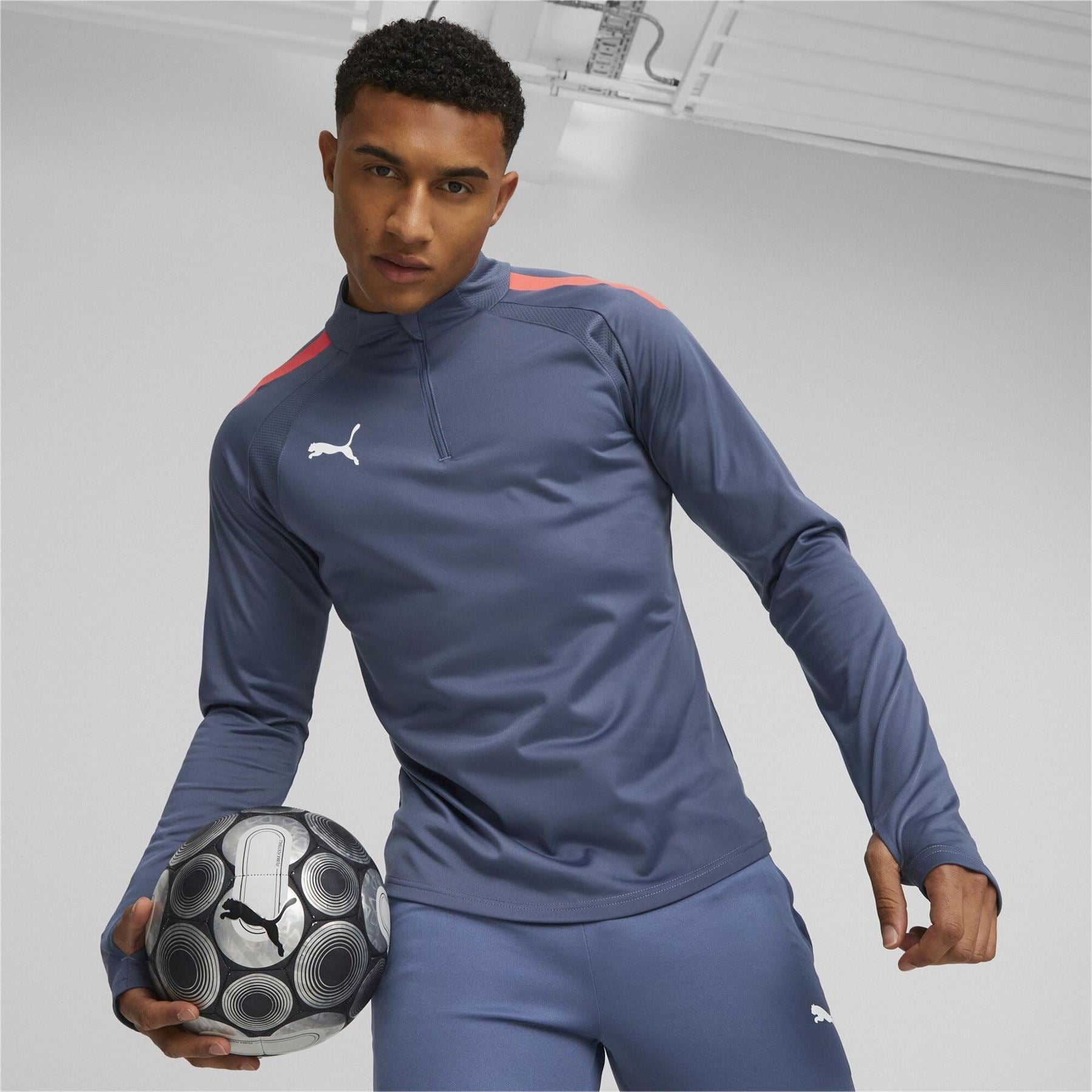 Puma Team Liga Quarter Zip Drill Top