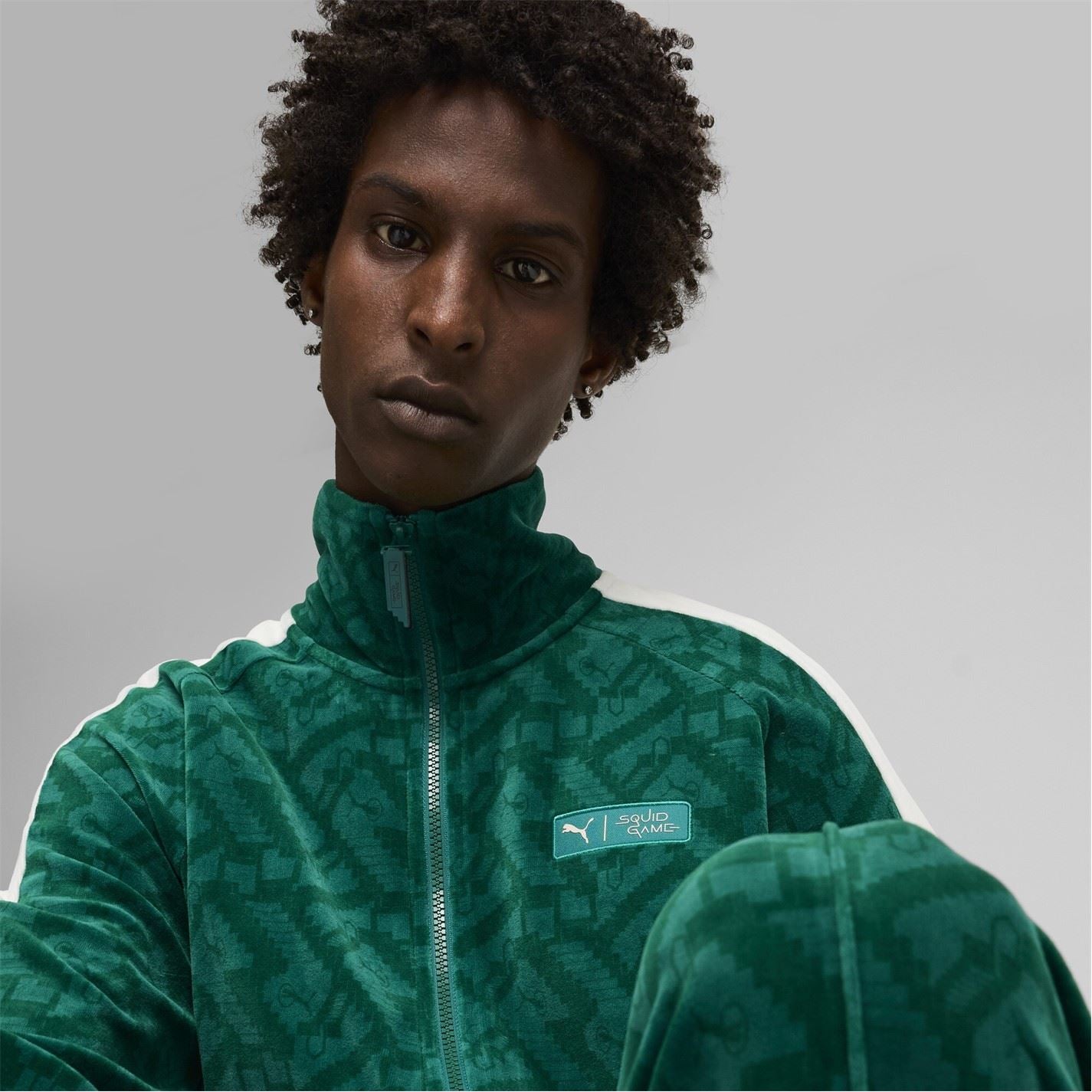 Puma Mens X Squid Game T7 Iconic Track Ja Tracksuit Top