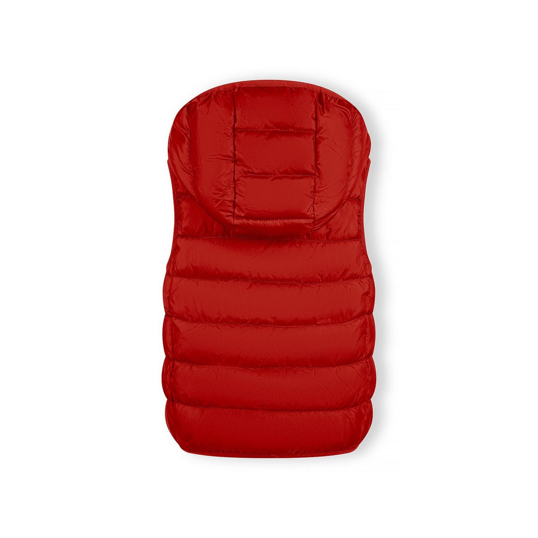 Minoti Boys Padded Gilet Detachable Hood Red
