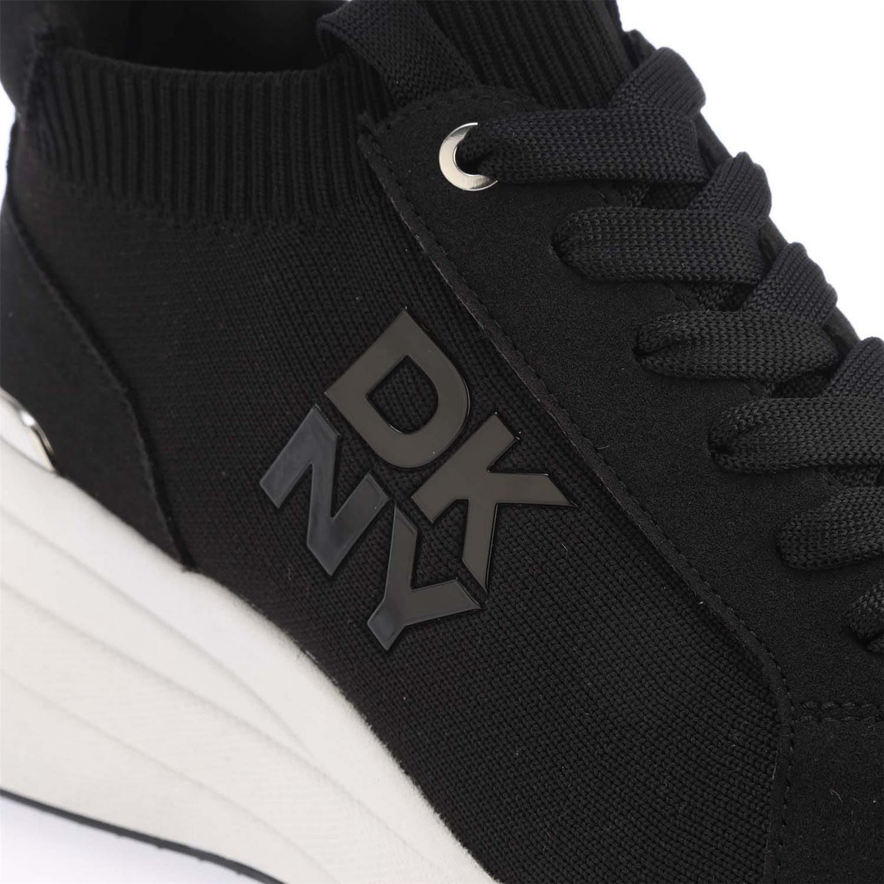 DKNY Lace Up Wedge Trainers