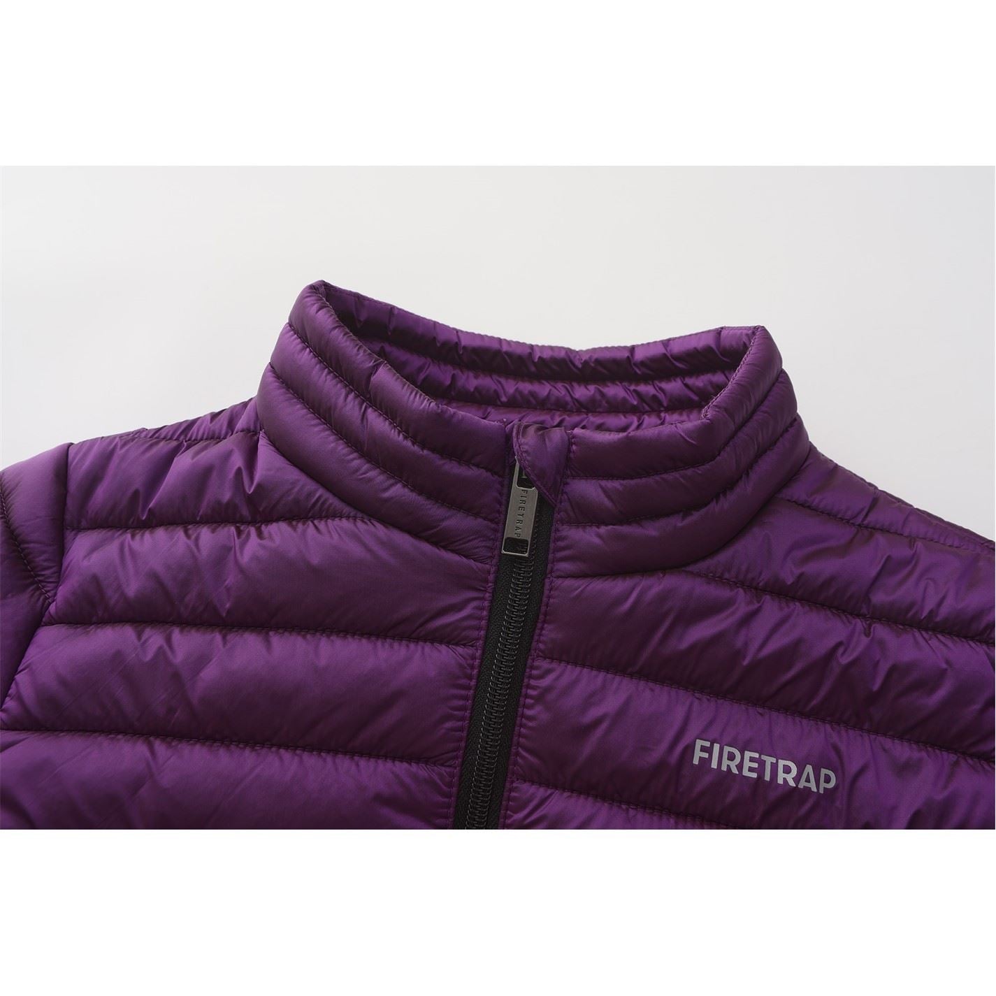 Firetrap Quilted Long Sleeve Puffer Jacket
