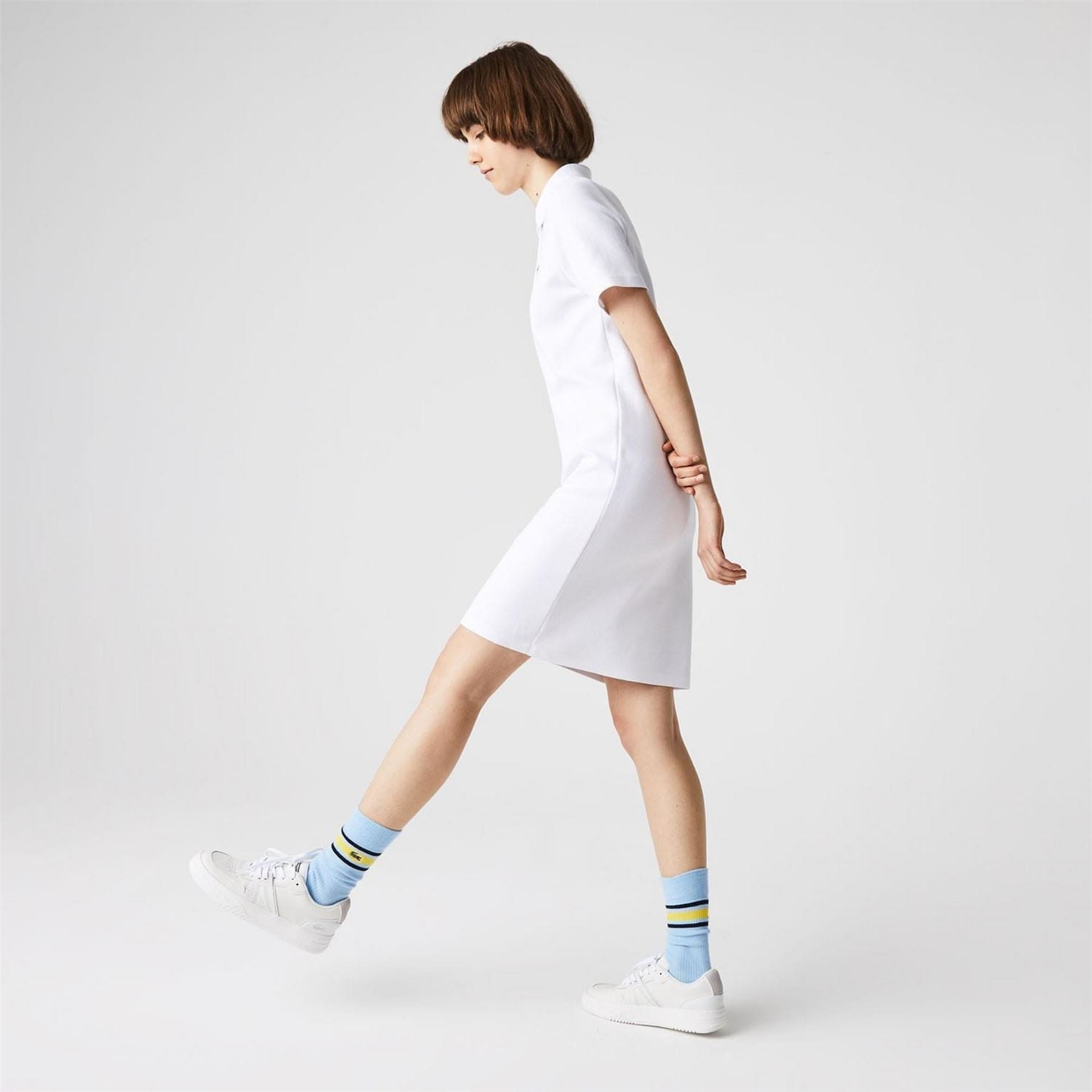 Lacoste Stretch Cotton Piqué Polo Dress