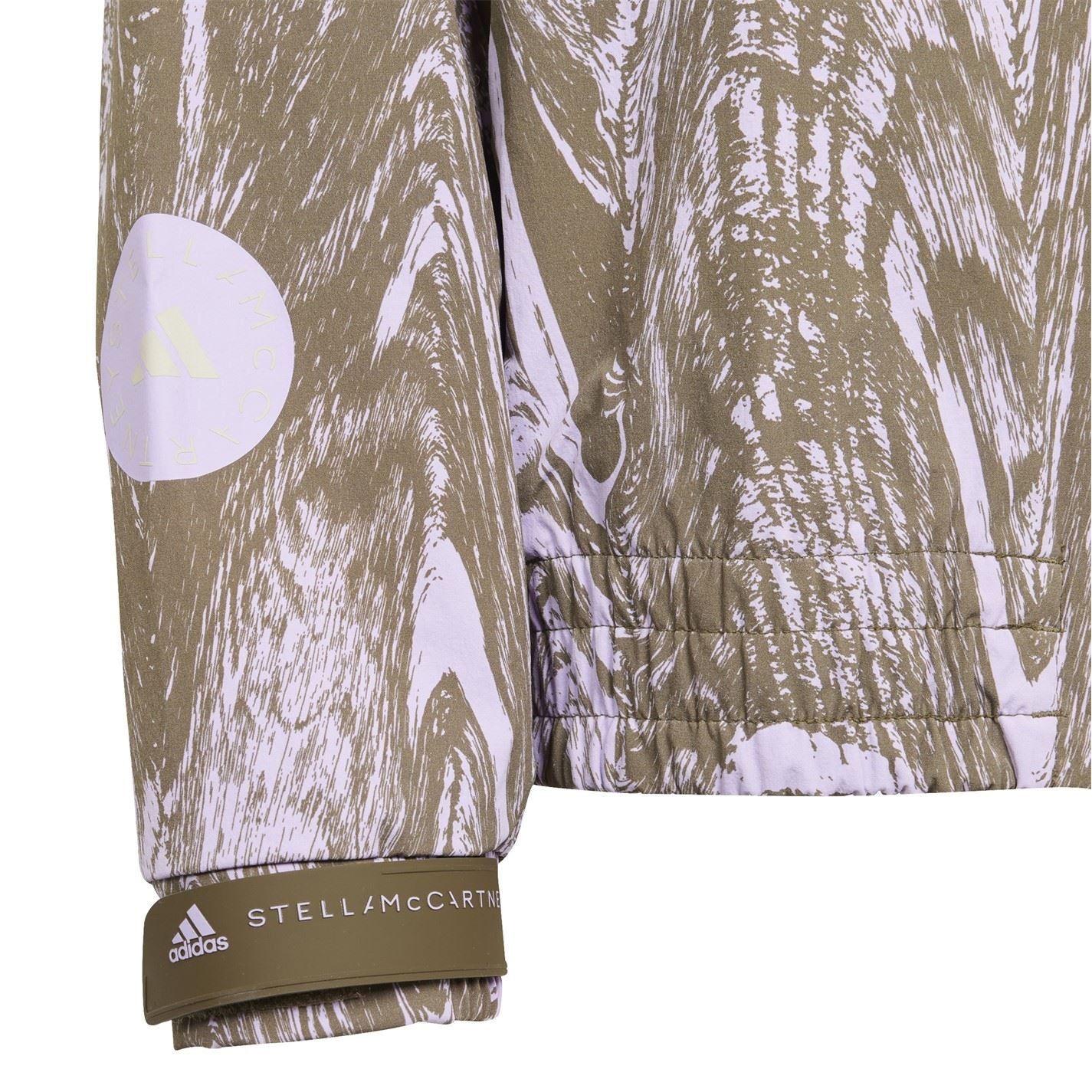 adidas Marble Patterned Full Zipper Track Jacket