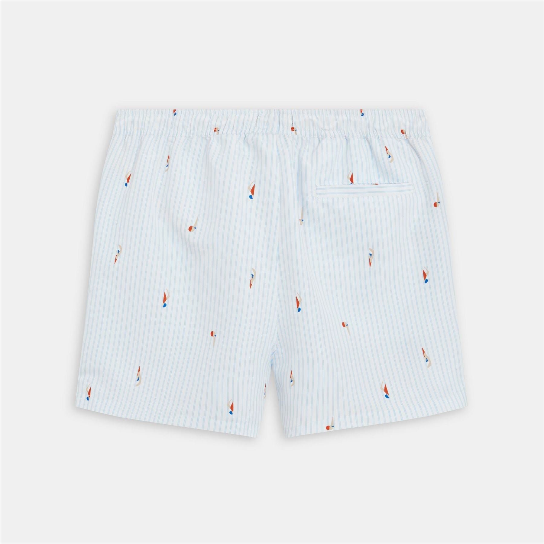 Ted Baker Baker Stripe Swim Shorts