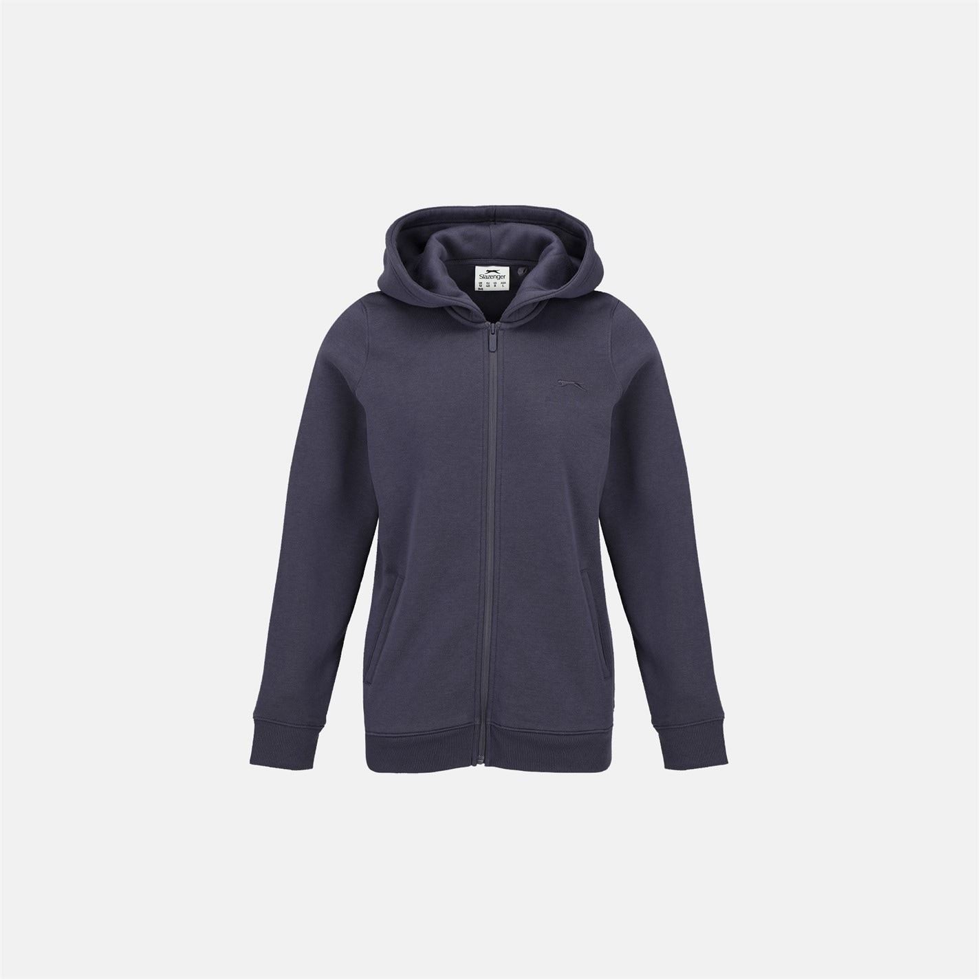 Slazenger Womens Fitted Full Zip Hoodie
