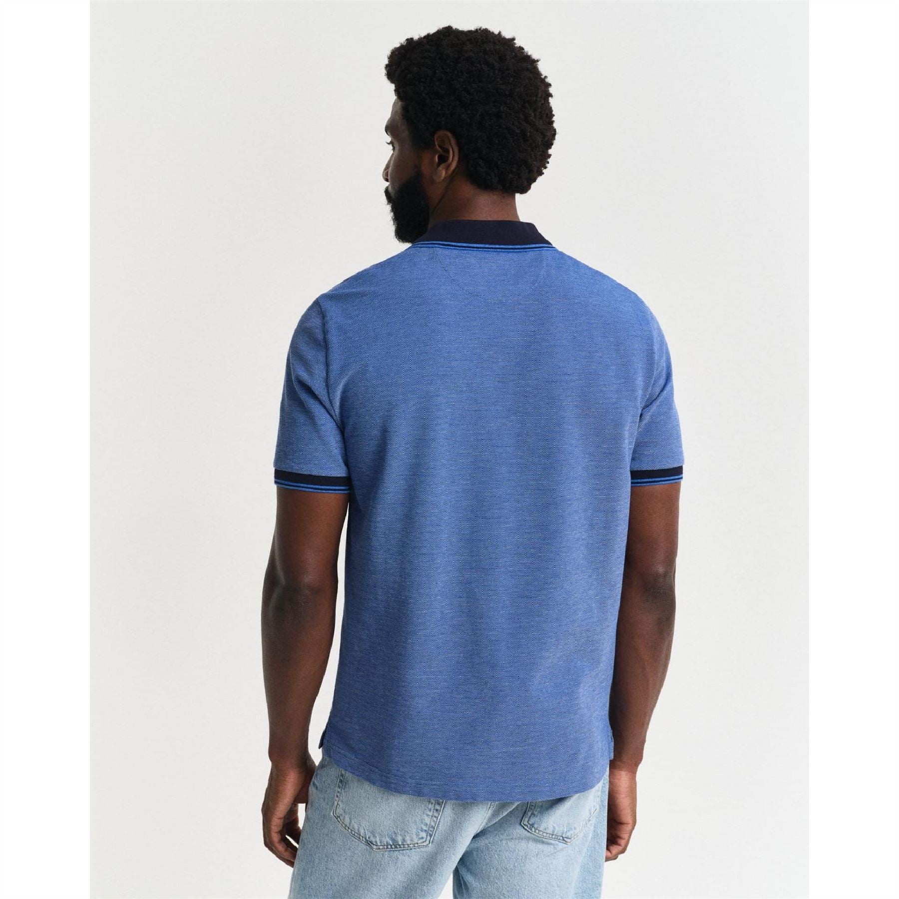 Gant Contrast Collar Piqué Polo Shirt