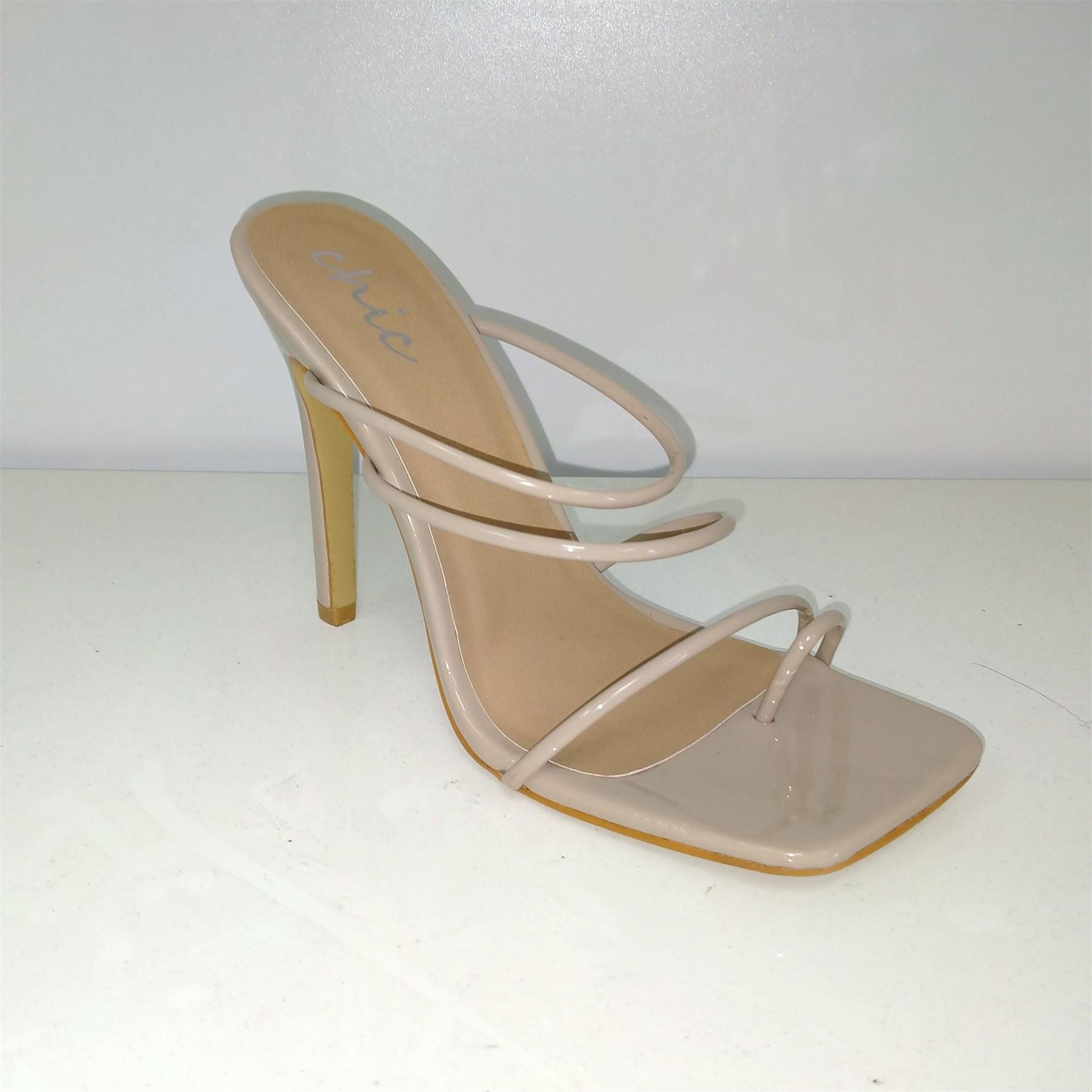 Chic Toe Loop High Heel Stiletto Sandals