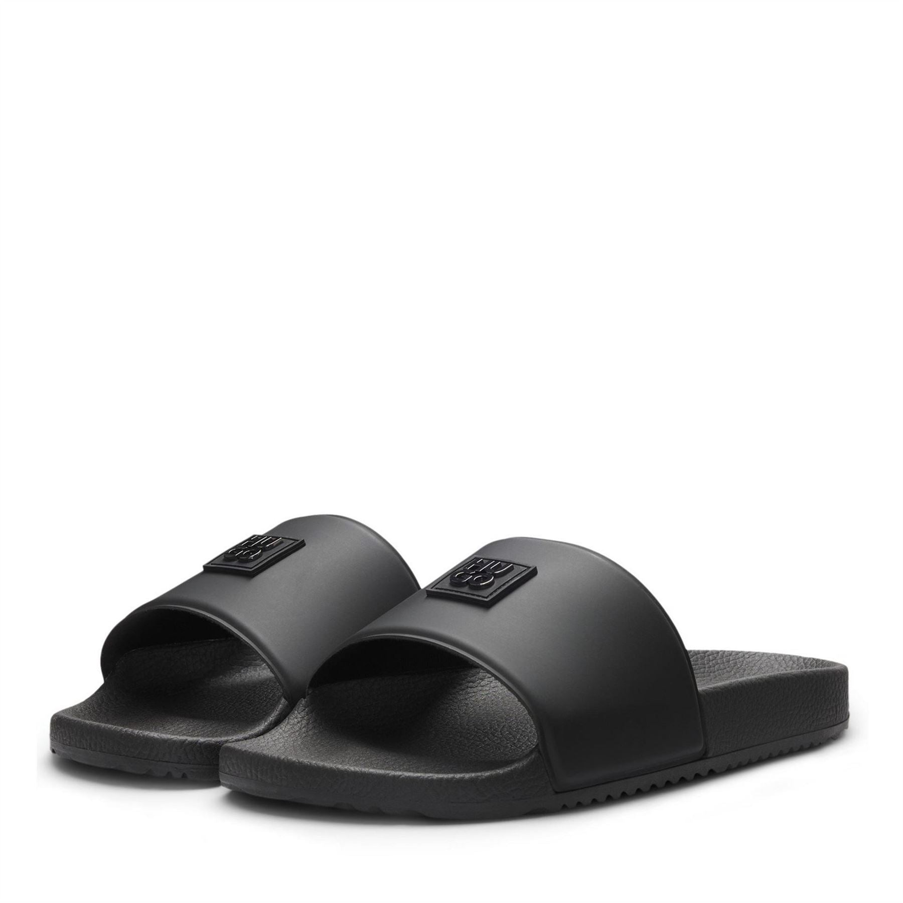 Hugo Iconic Metal Stacked Logo Sliders