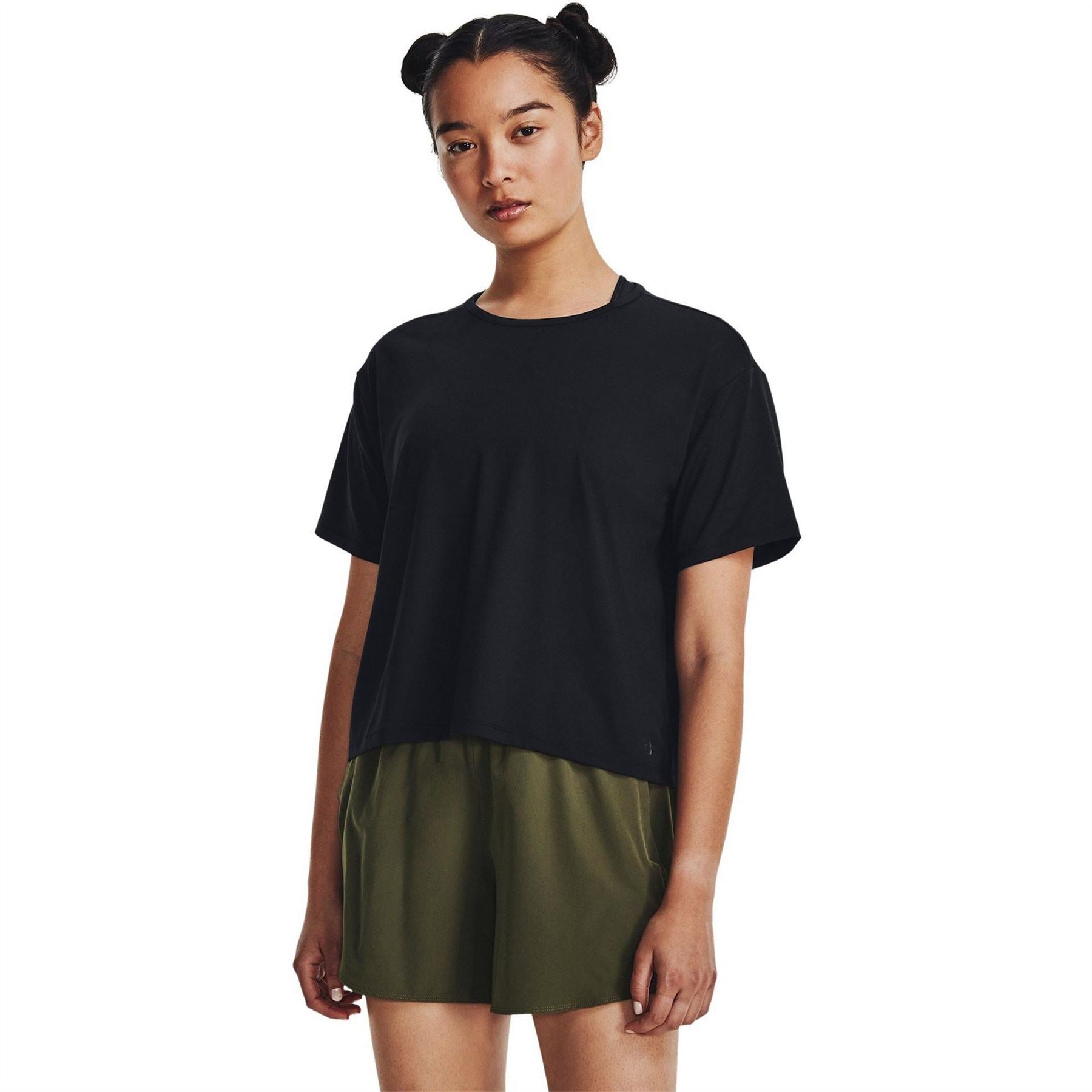 Under Armour Womens Armour Motion Ss Gym Top