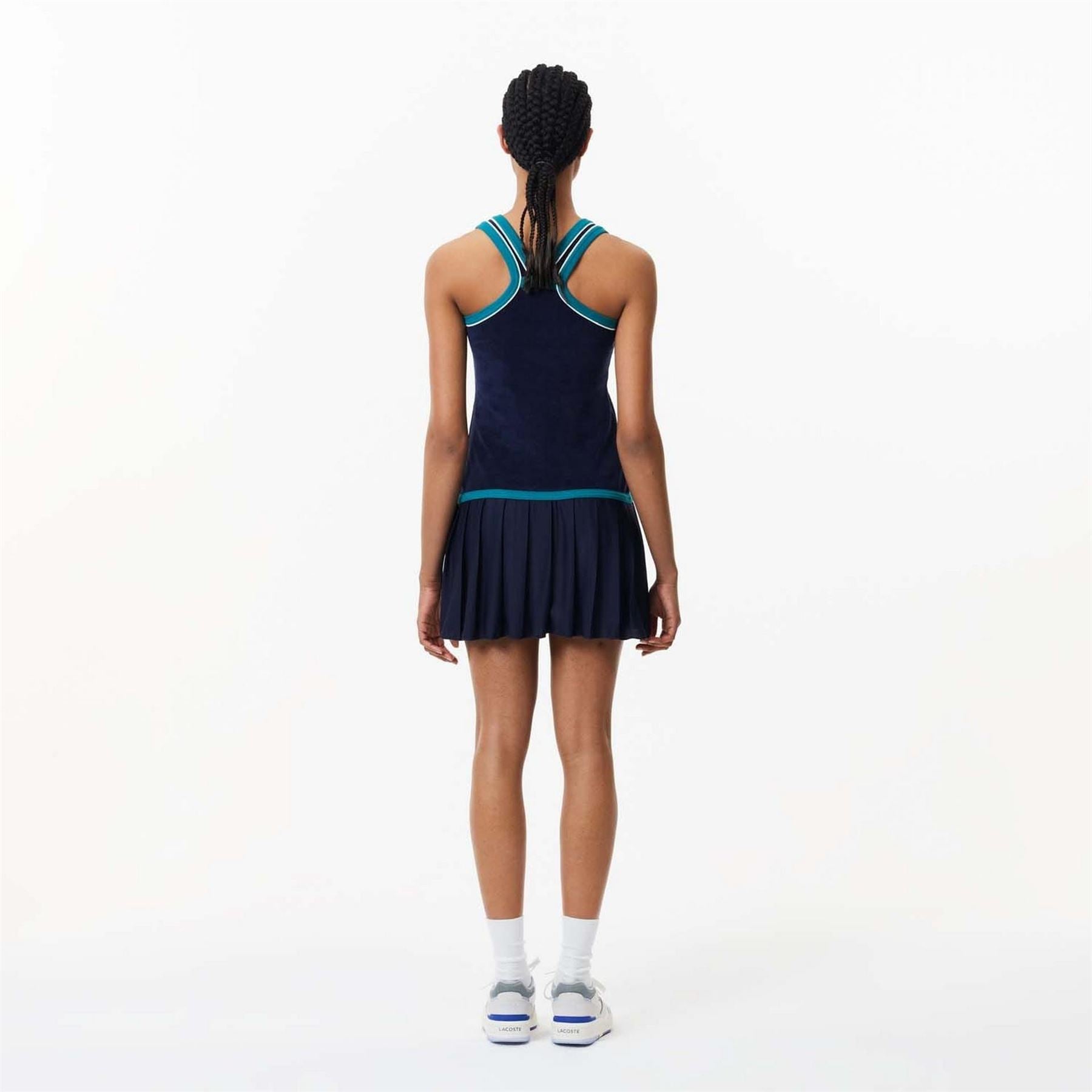 Lacoste Fit Cross Back Terry Dress
