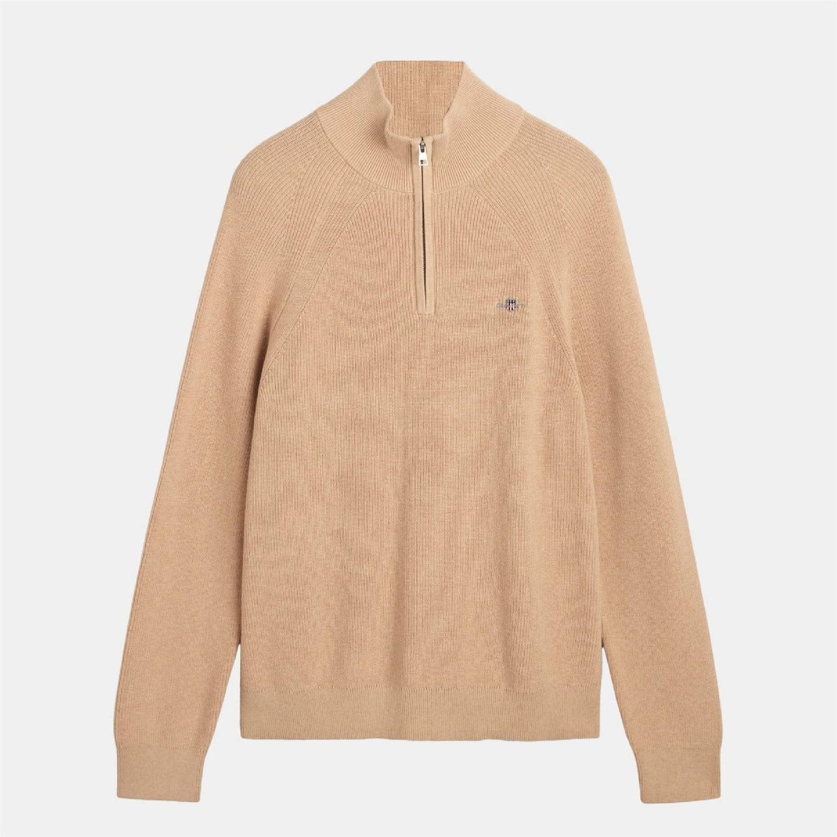 Gant Wool Rib Half Zip Fleece