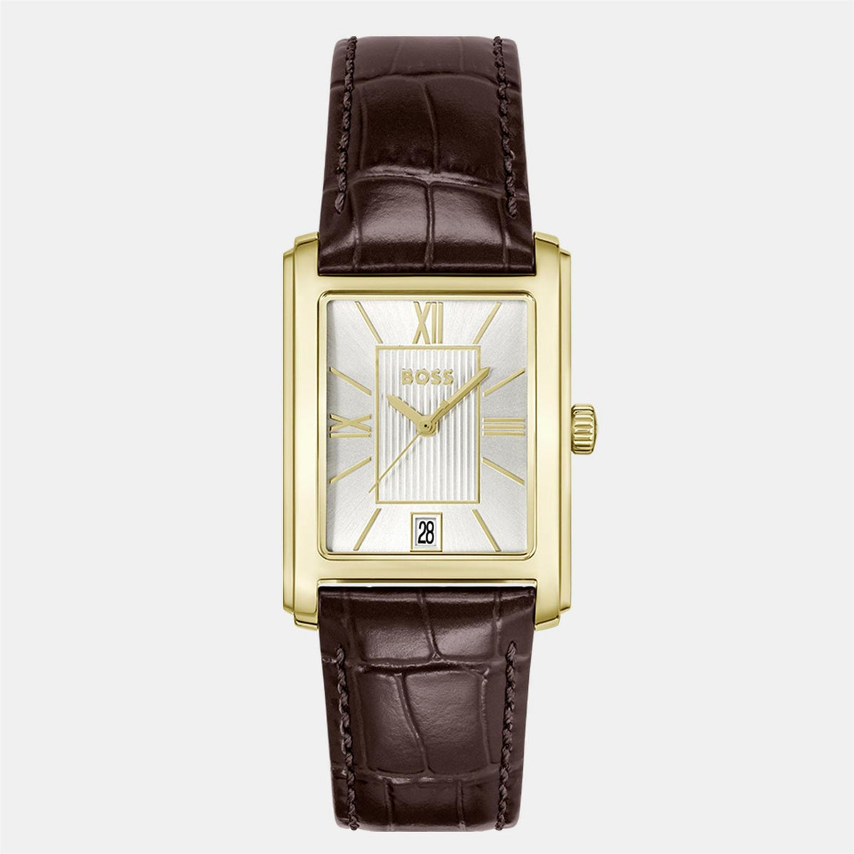Boss Principle Dress Watch With Leather Strap