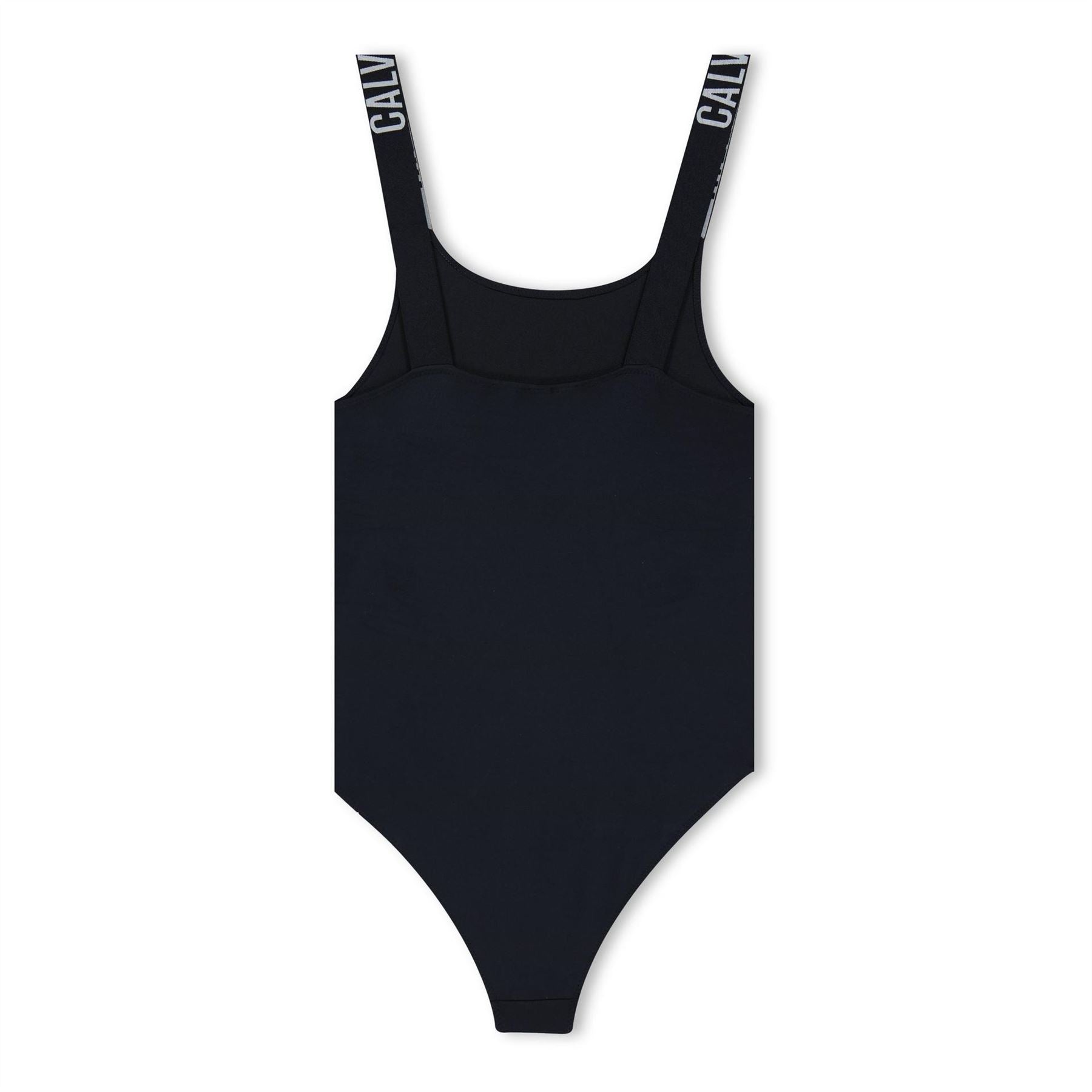 Calvin Klein Logo Print One Piece Swimsuit
