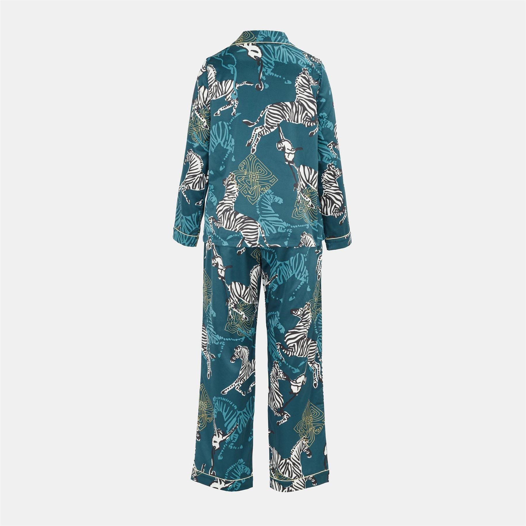 Biba Rever Collared Neck Long Sleeve Pyjama Set