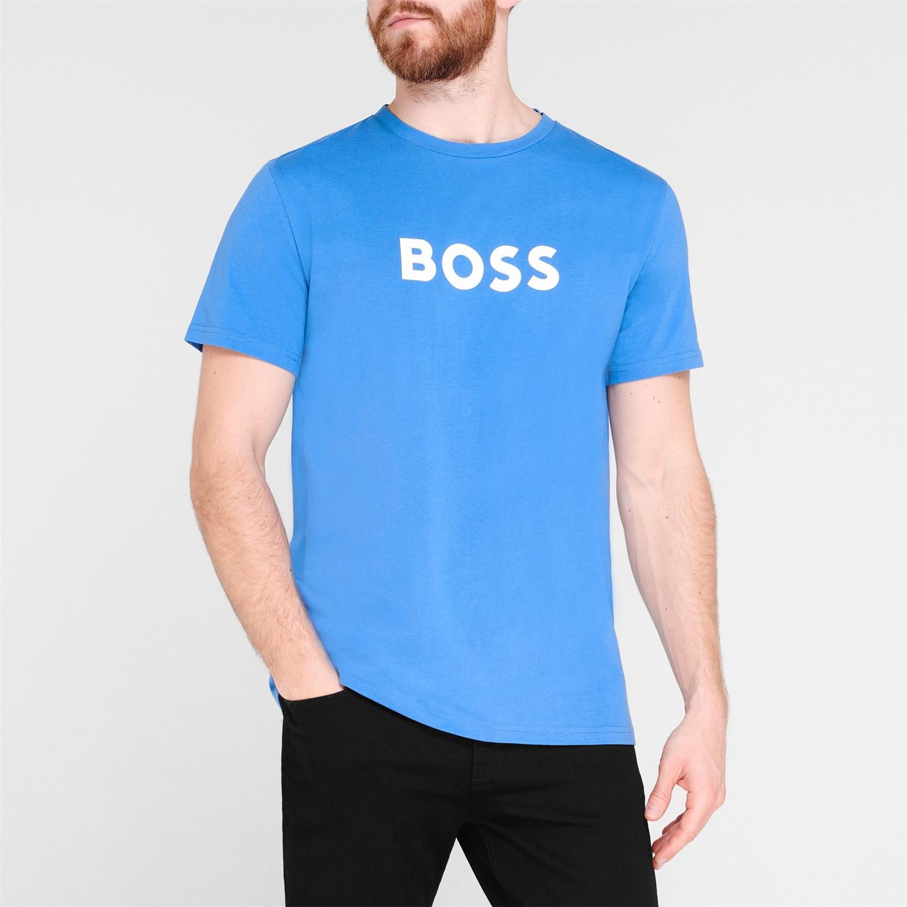 Boss BOSS Bodywear Short Sleeve T Shirt with Logo Print Detail