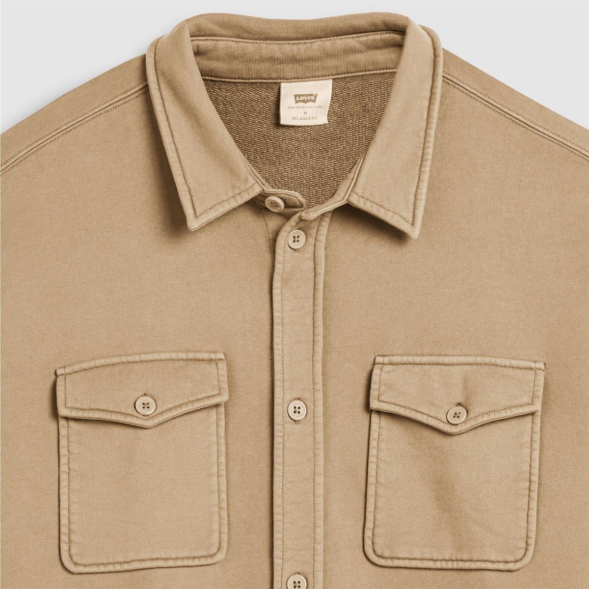 Levis Bayview Soft Worker Cotton Long Sleeve Overshirt