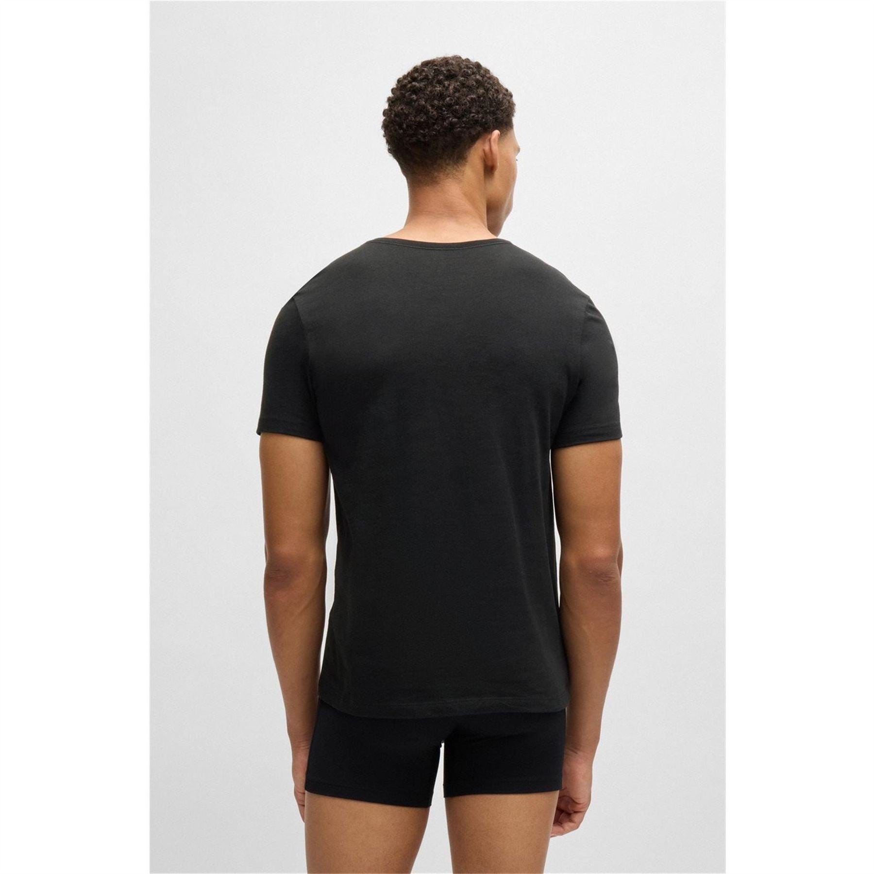 Boss BOSS Bodywear 3 Pack Premium Cotton T Shirts   Crew Neck