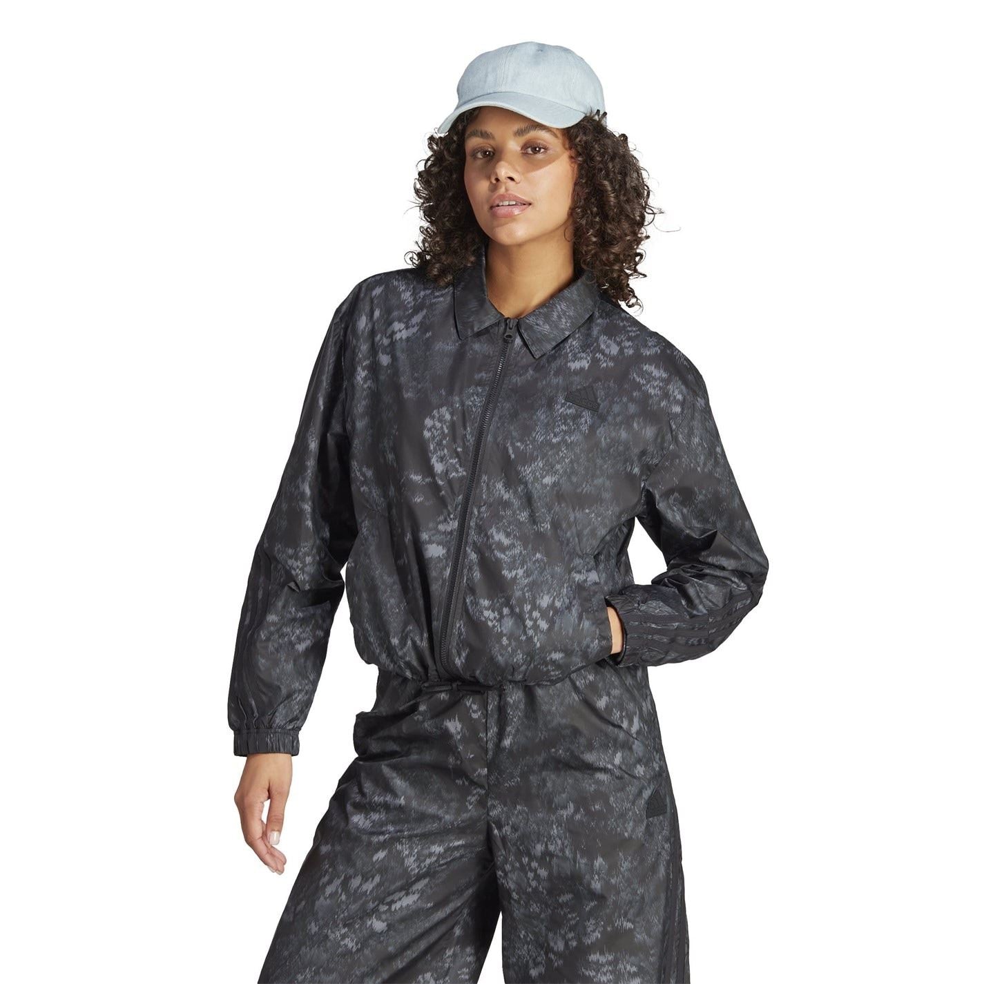 adidas Womens Future Icons 3 Stripes Woven Windbreaker