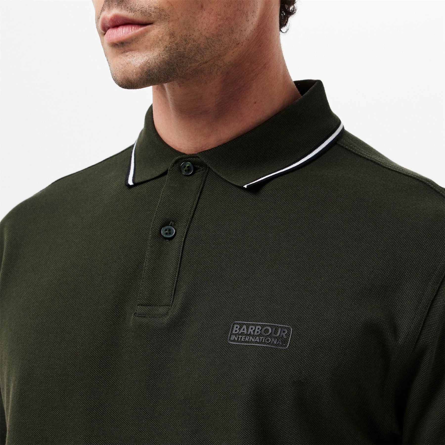 Barbour International Tipped Short Sleeve Polo Shirt