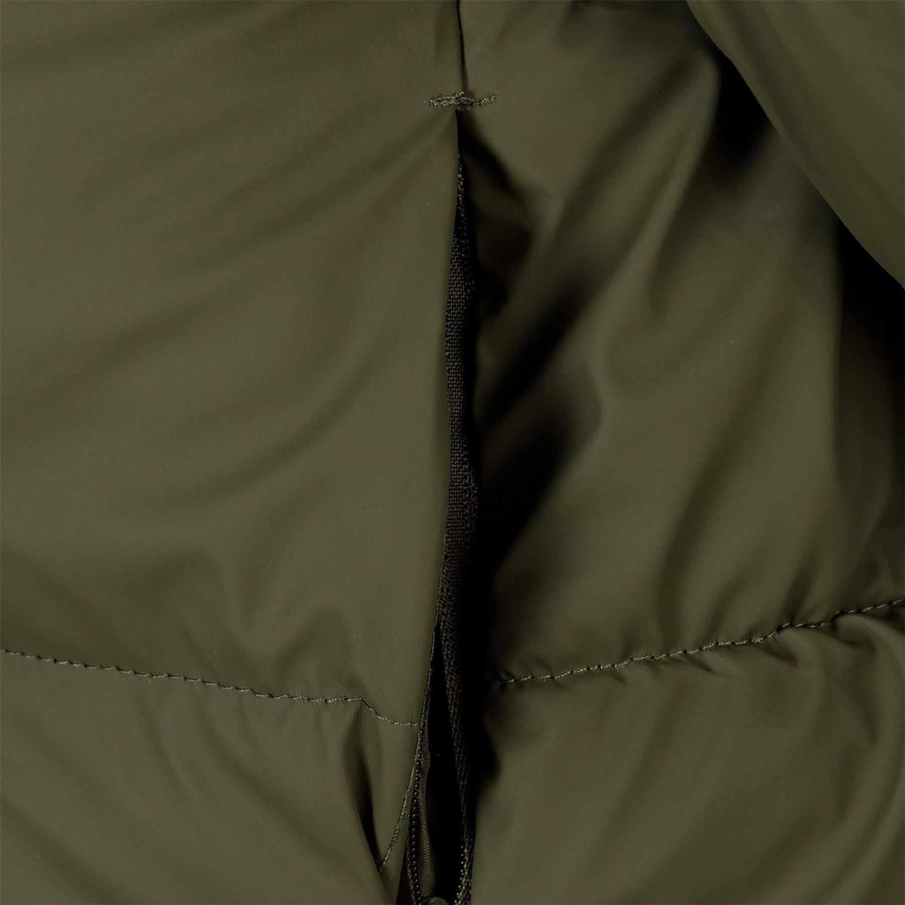 Minoti Women Short Water Repellent Quilted Jacket With Hood Khaki