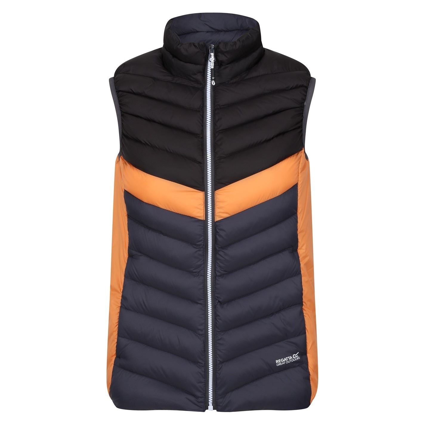 Regatta Harrock Color Block Mock Neck Gilet