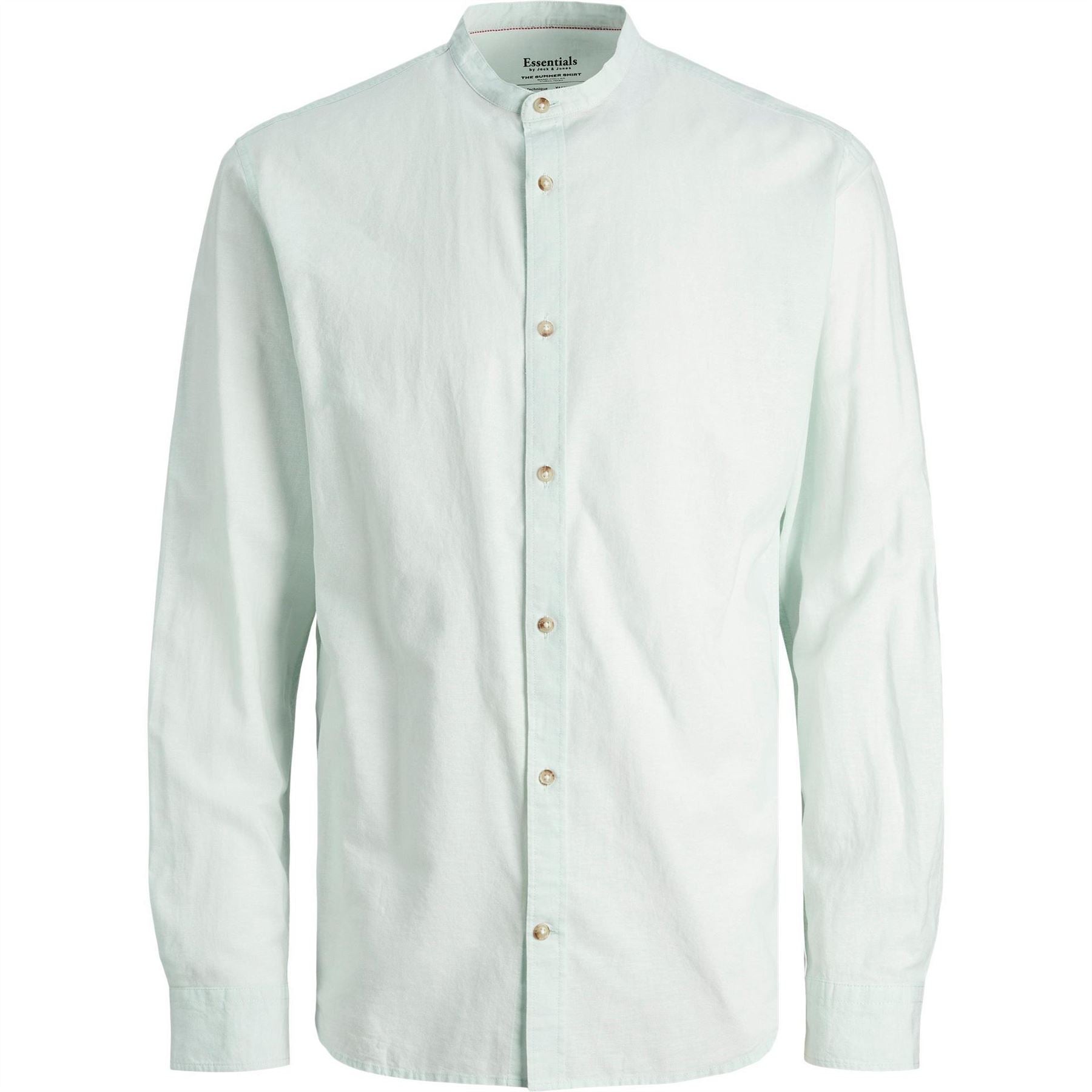 Jack and Jones Long Sleeve Buttoned Linen Shirt
